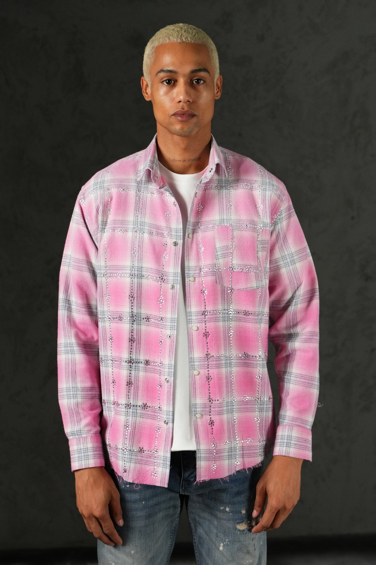 Chemise rhinestones