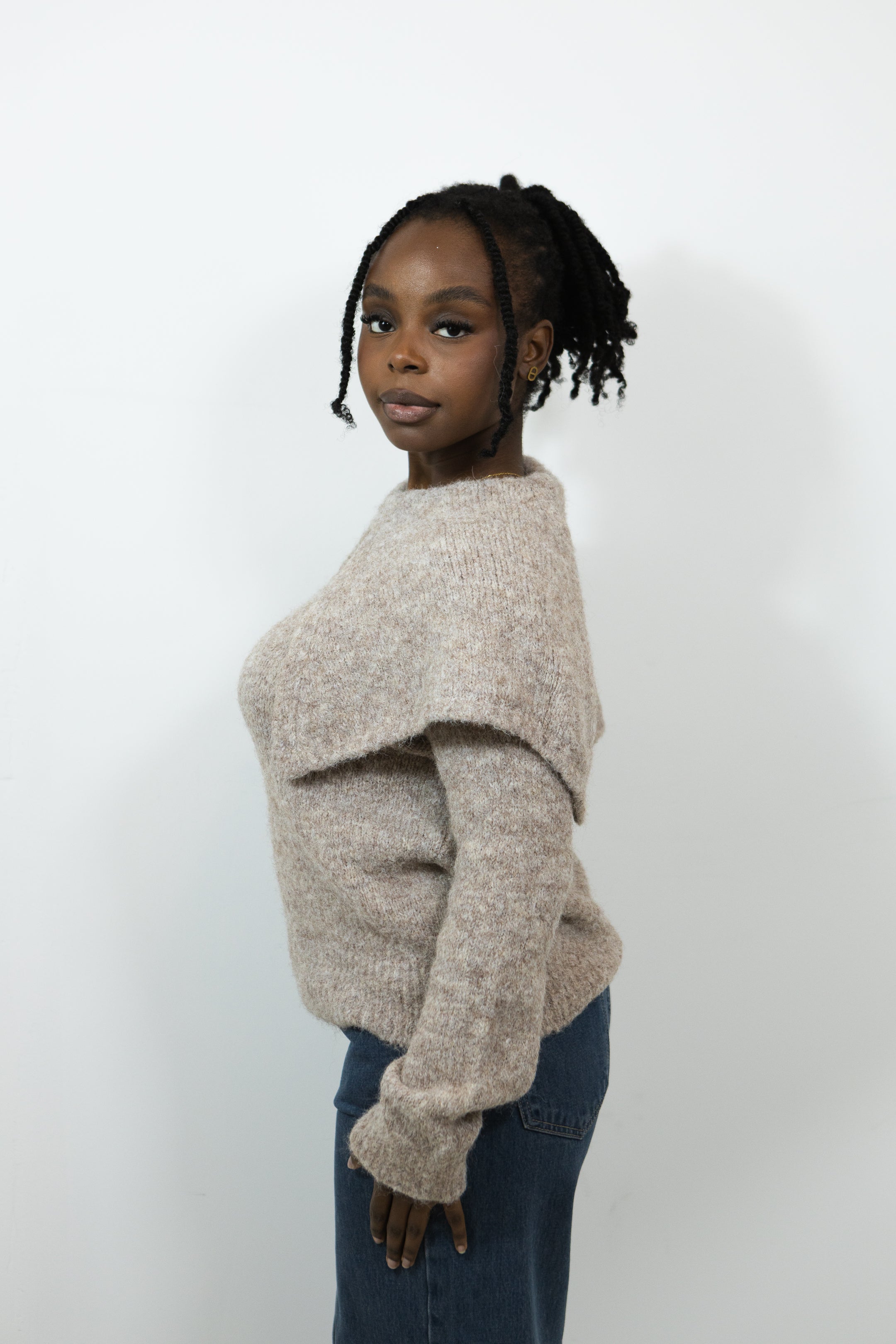 PULL COL TOMBANT