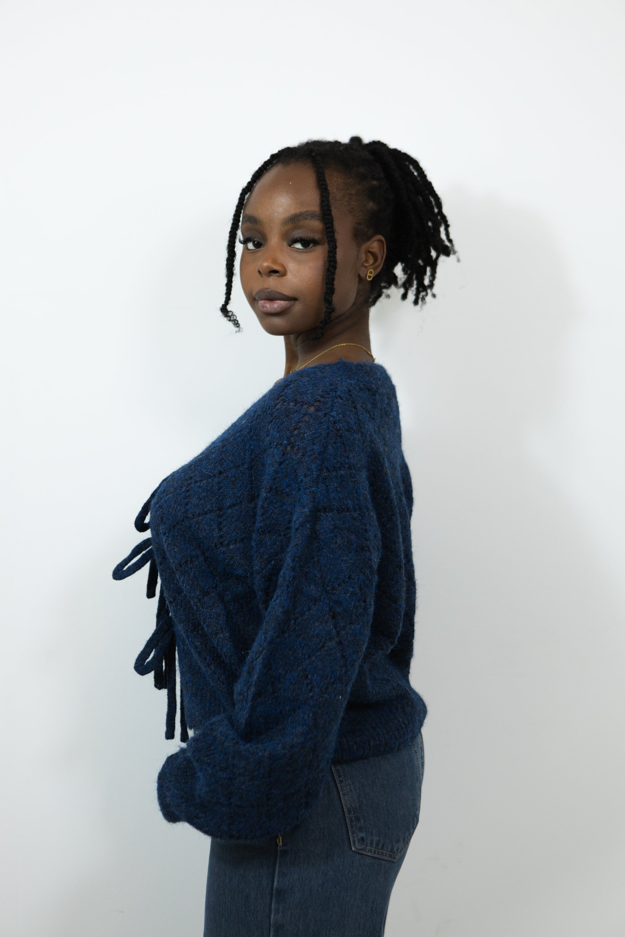 CARDIGAN À NOEUDS
