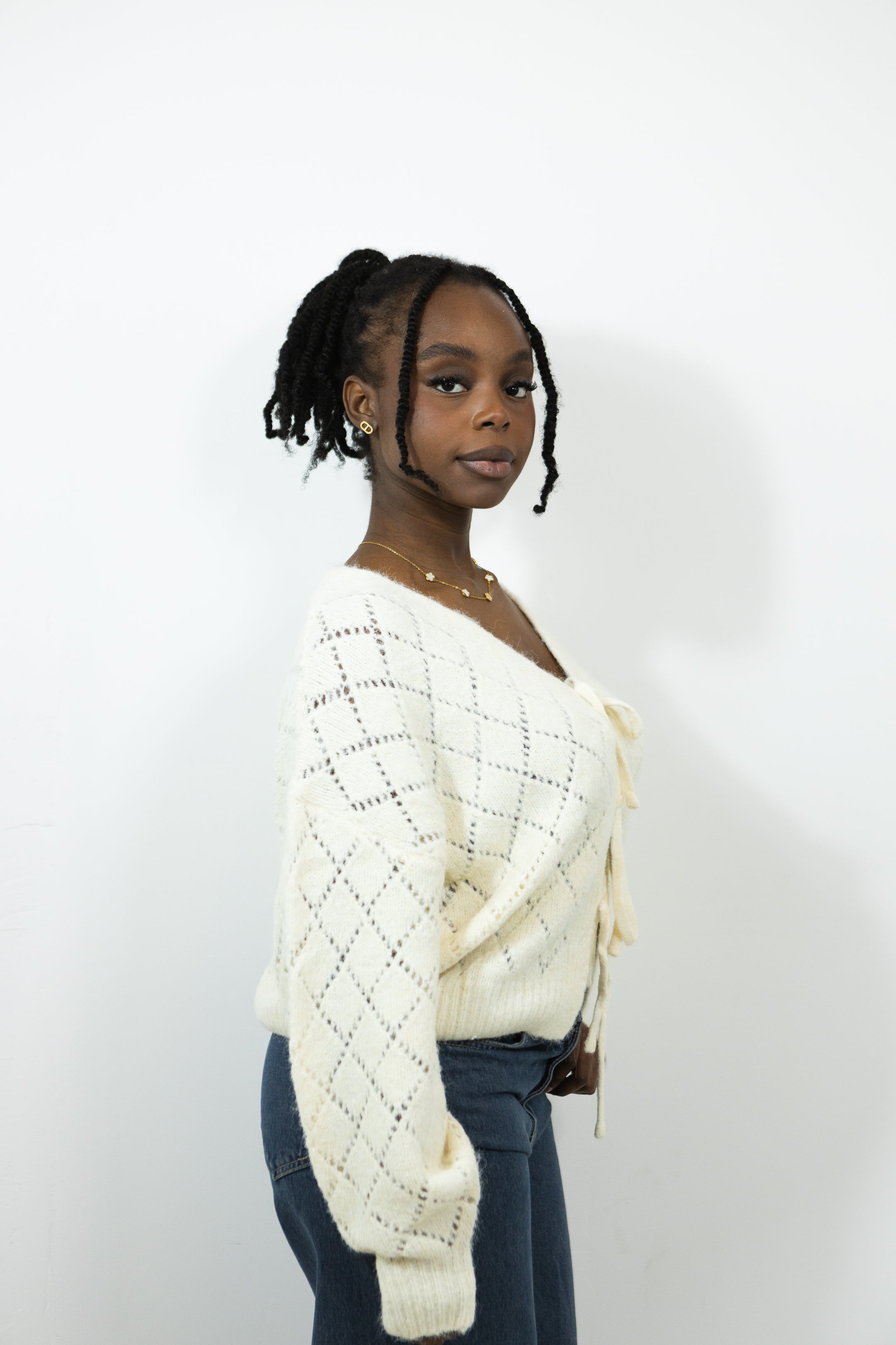 CARDIGAN À NOEUDS