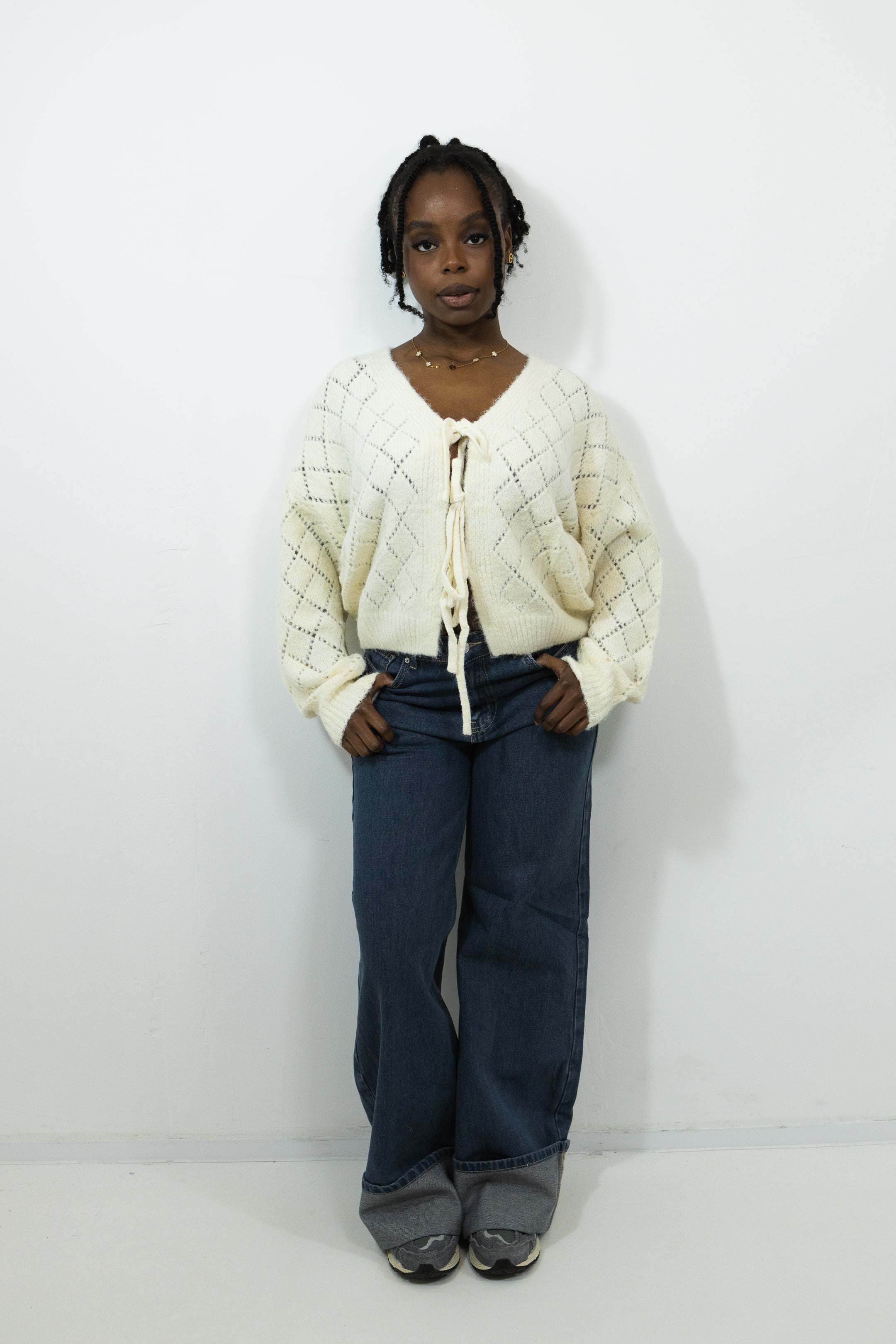 CARDIGAN À NOEUDS