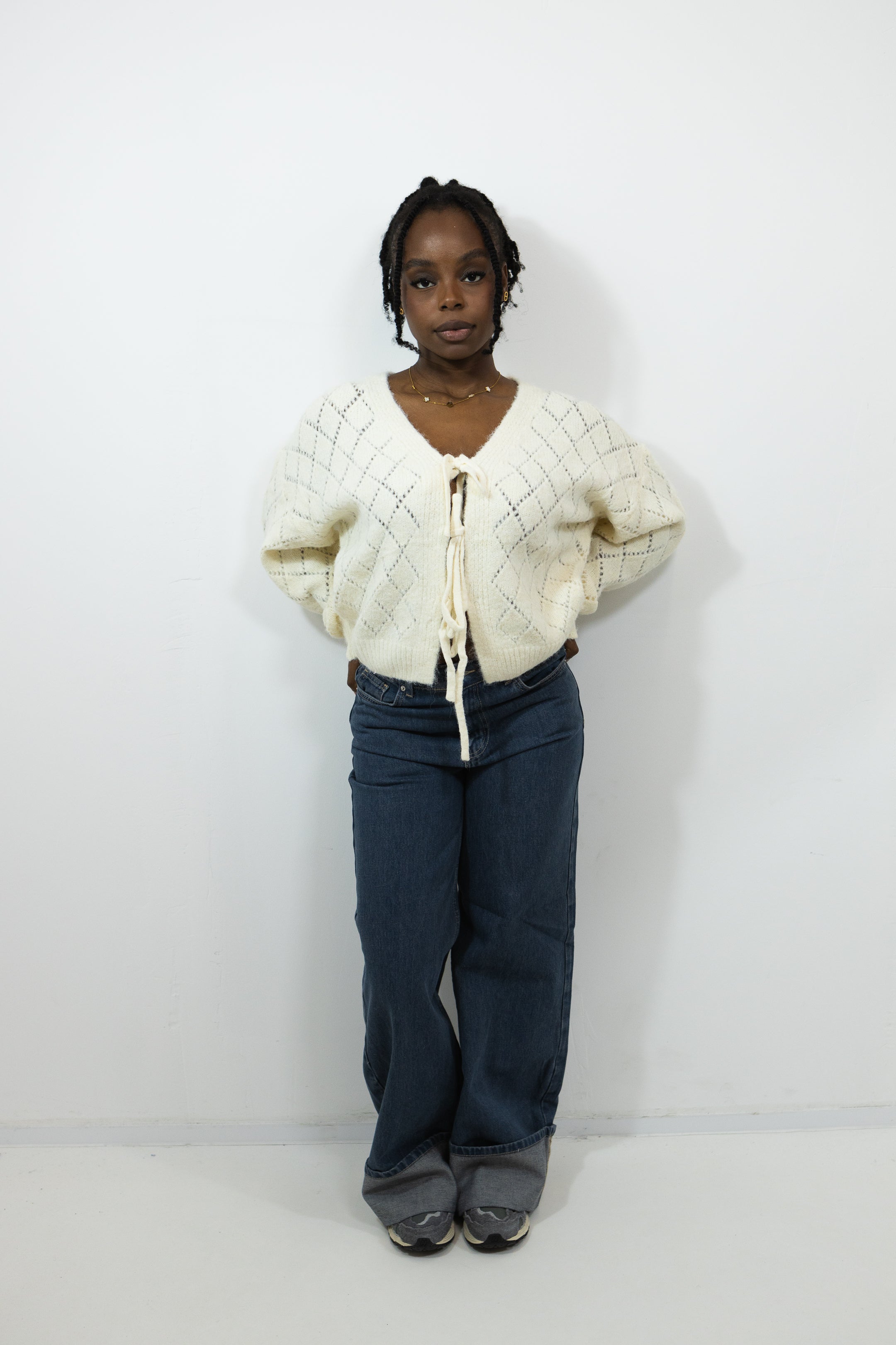 CARDIGAN À NOEUDS