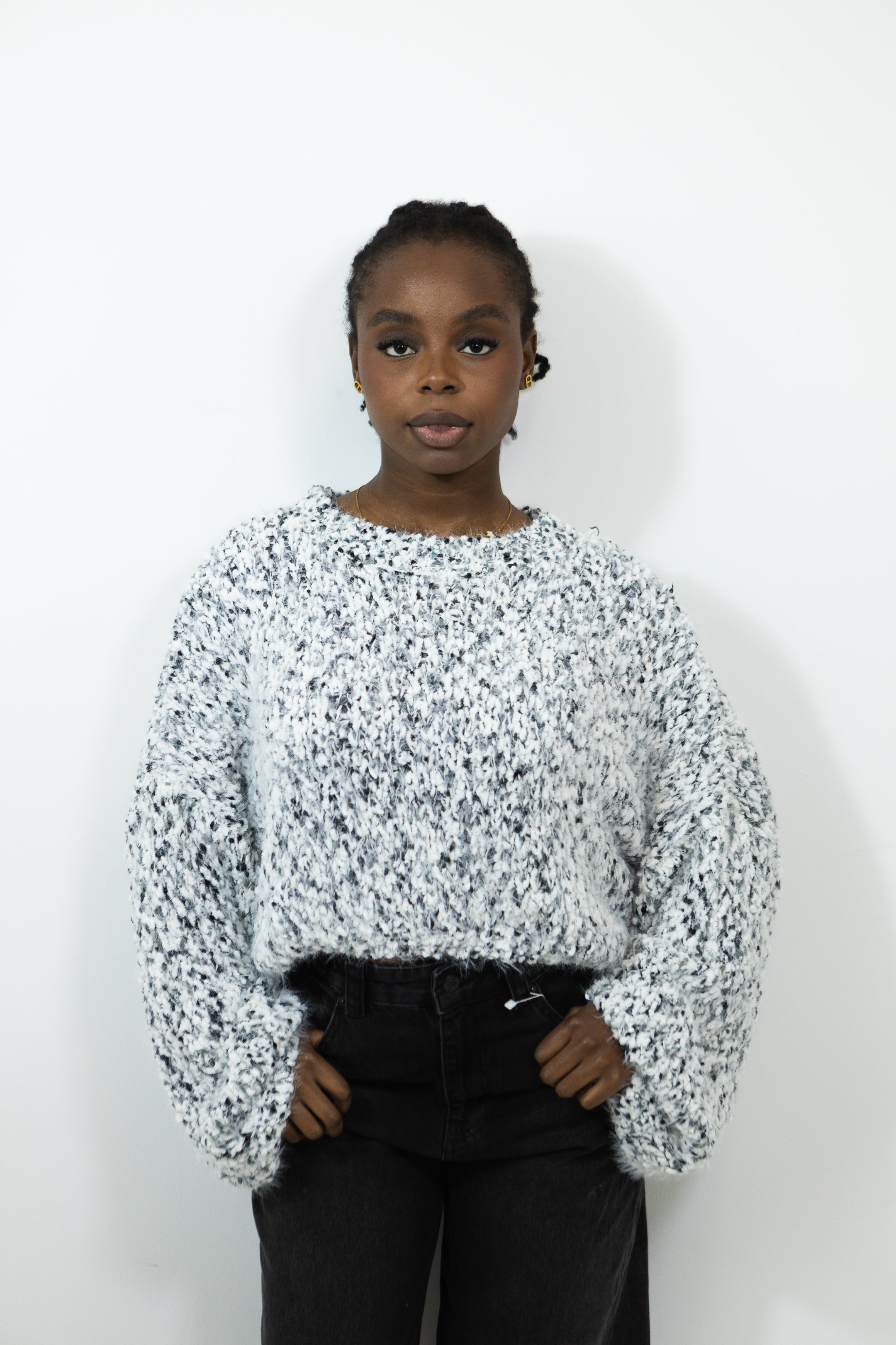 PULL POILS TRICOLORE