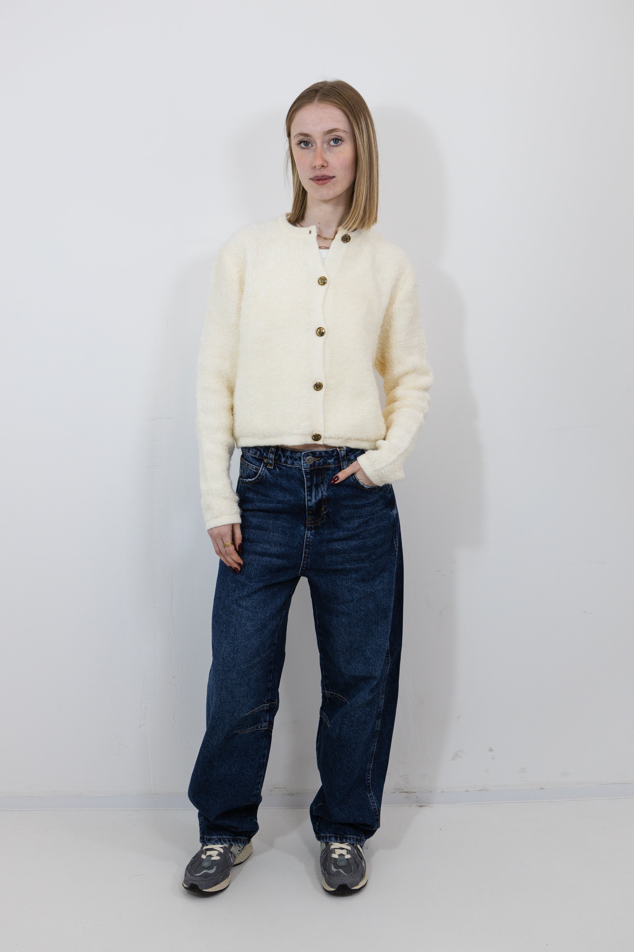 GILET À BOUTONS MOLLETONNÉ