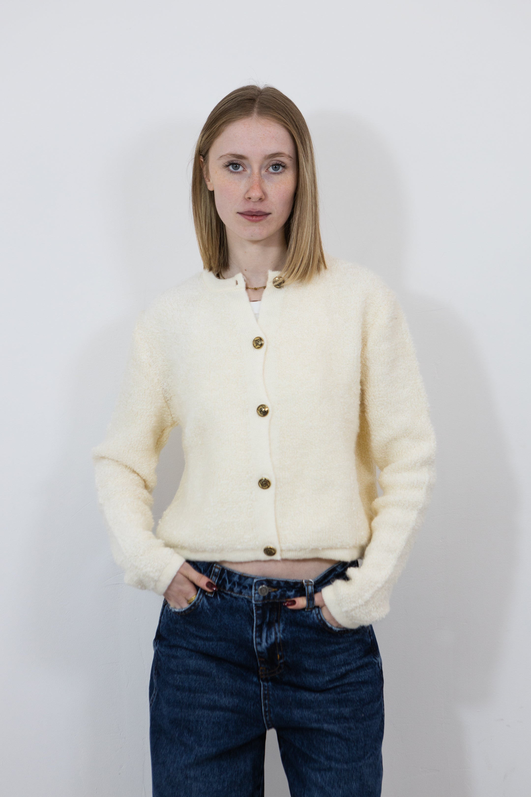 GILET À BOUTONS MOLLETONNÉ