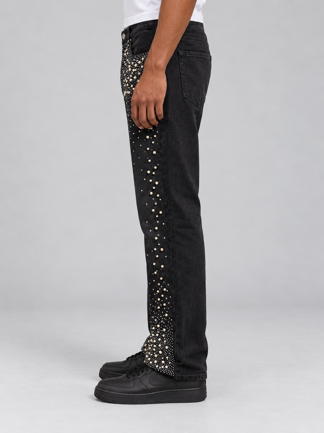 Jean ensemble strass