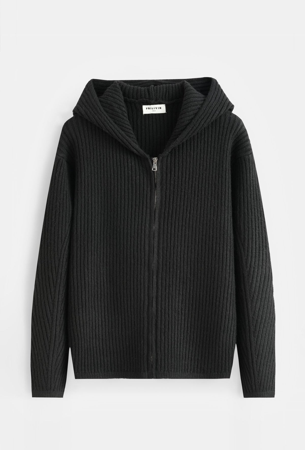 Zip hoodie rainure