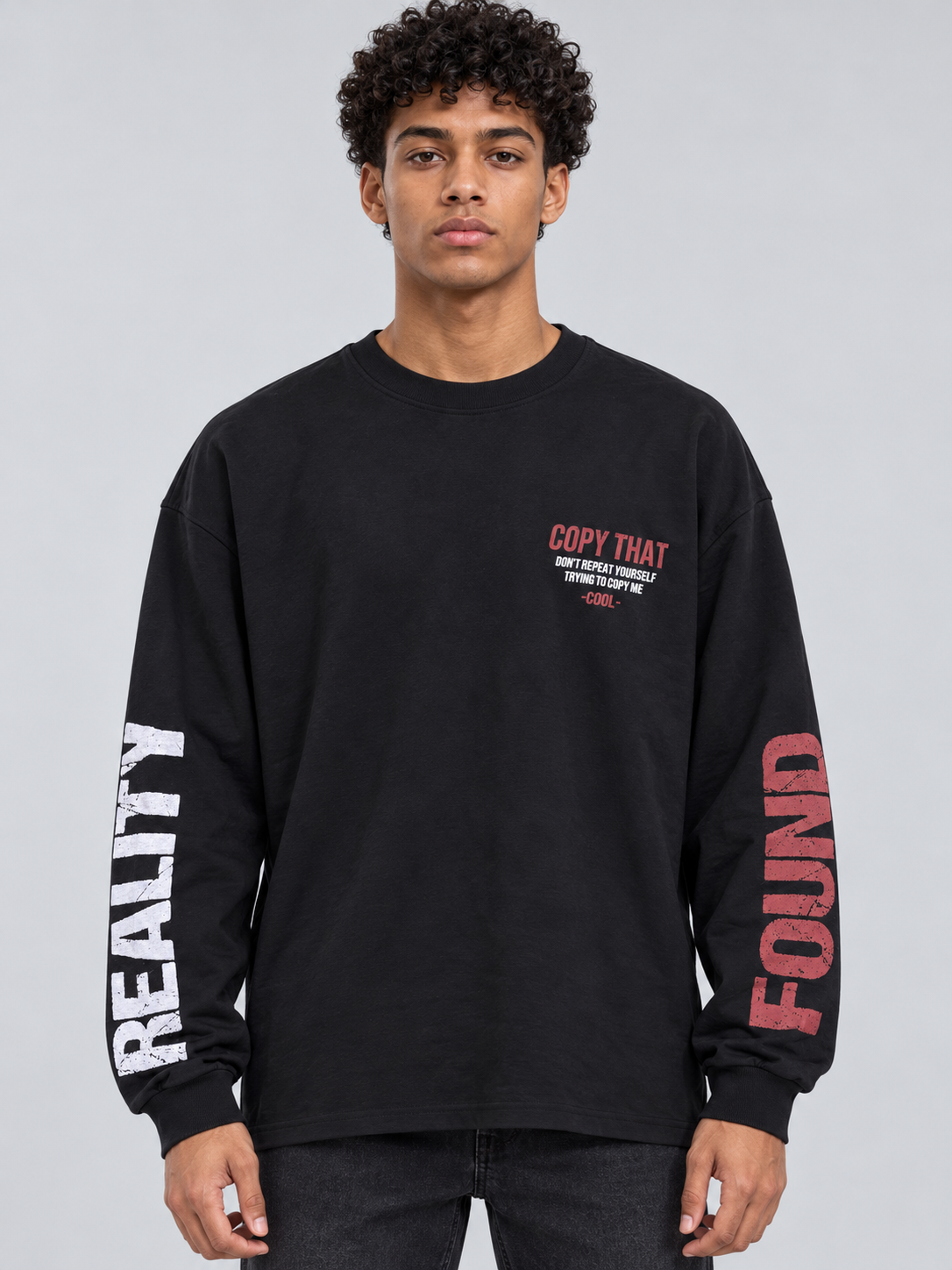 Longlseeve puff print