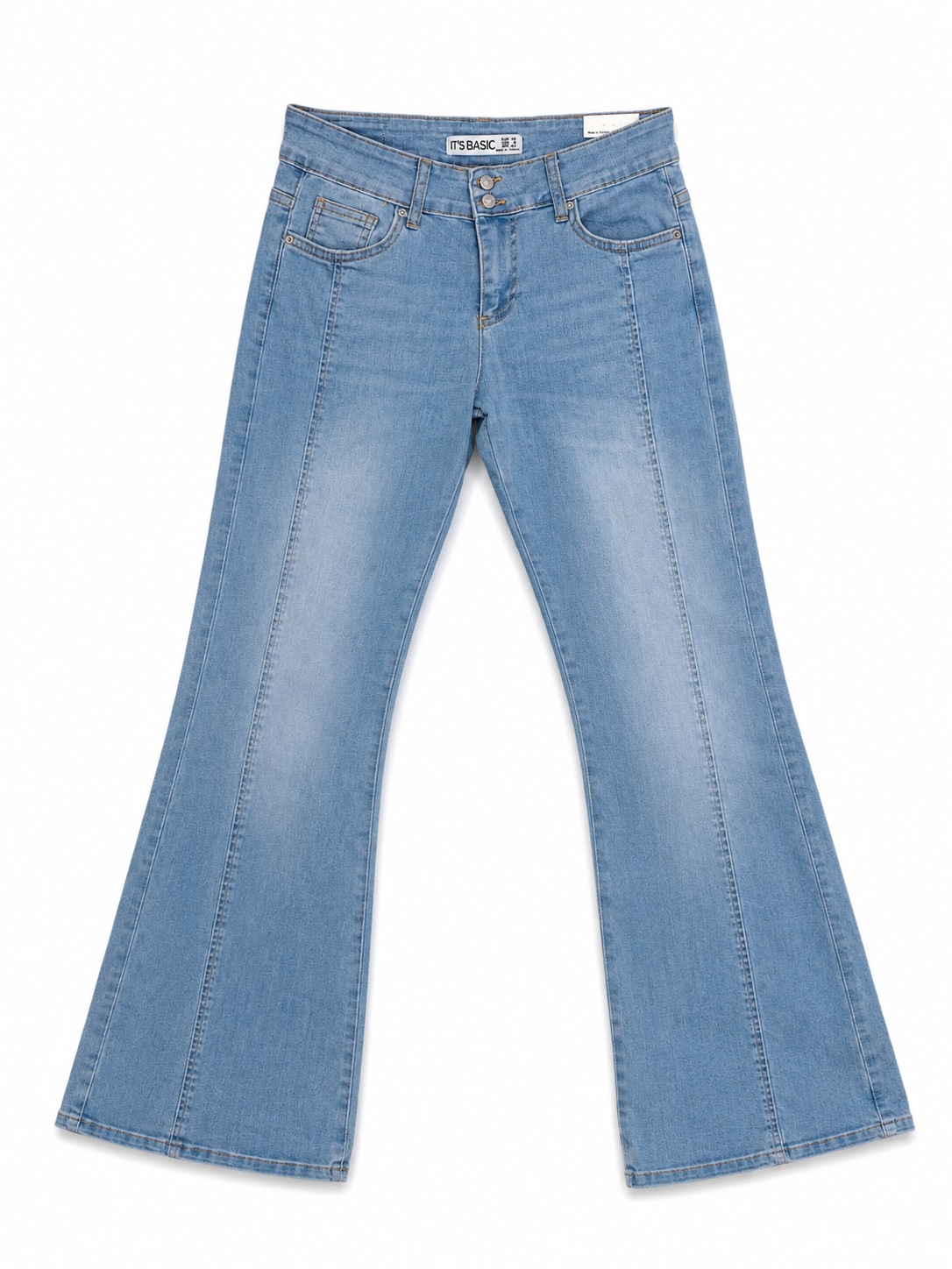 Jean mid rise flare