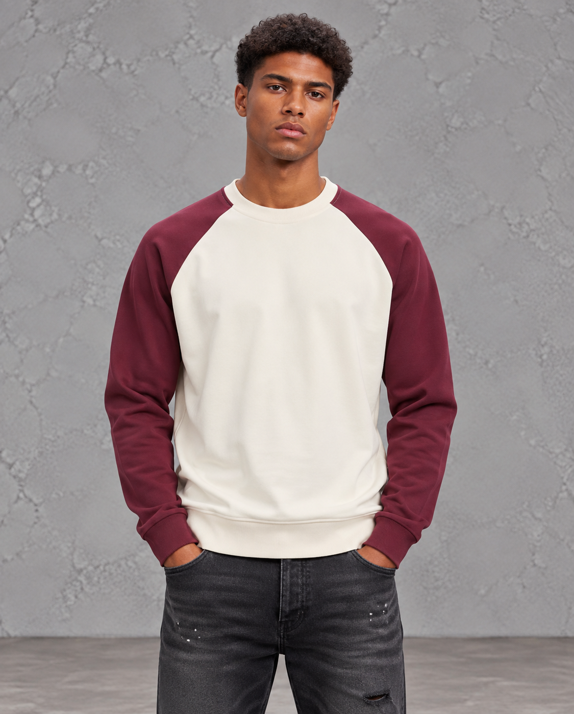 Longsleeve bicolore