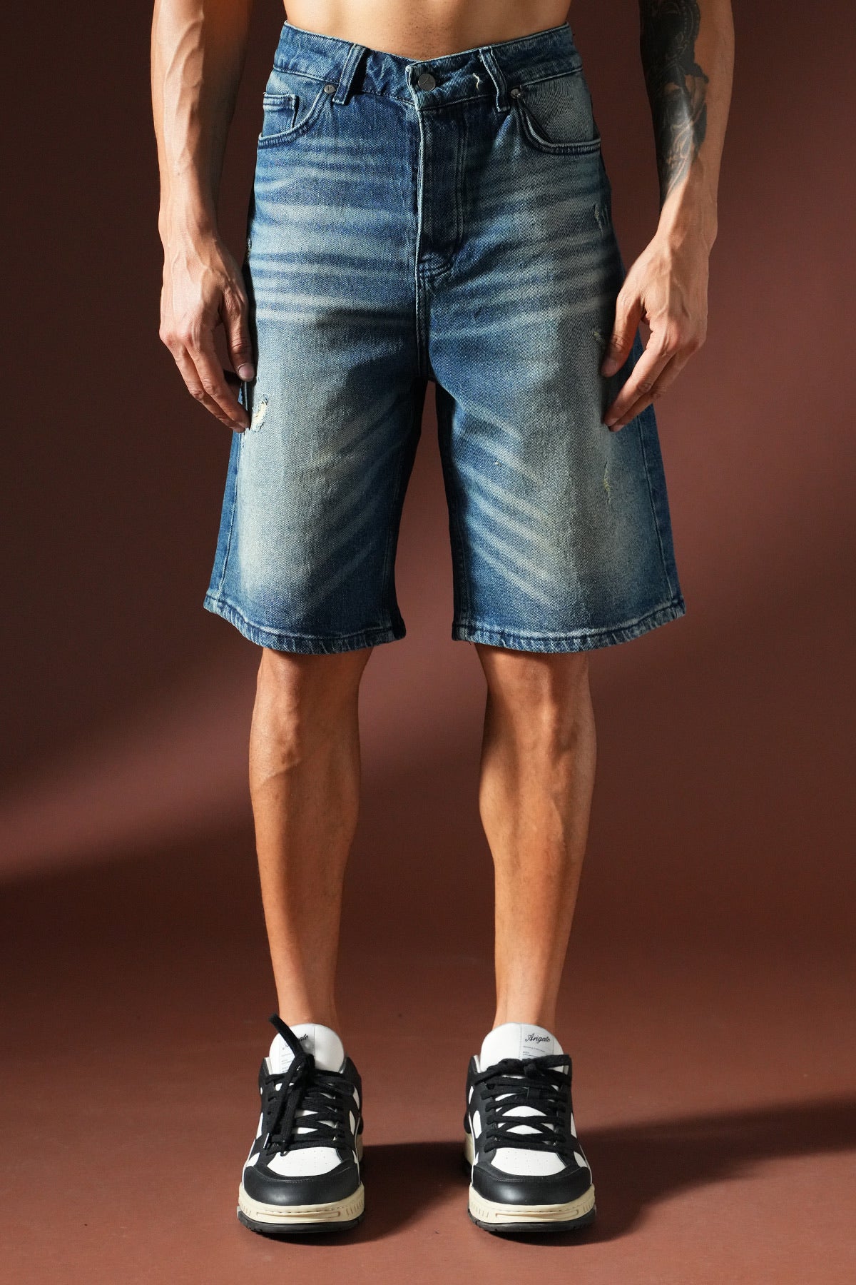 Short washed