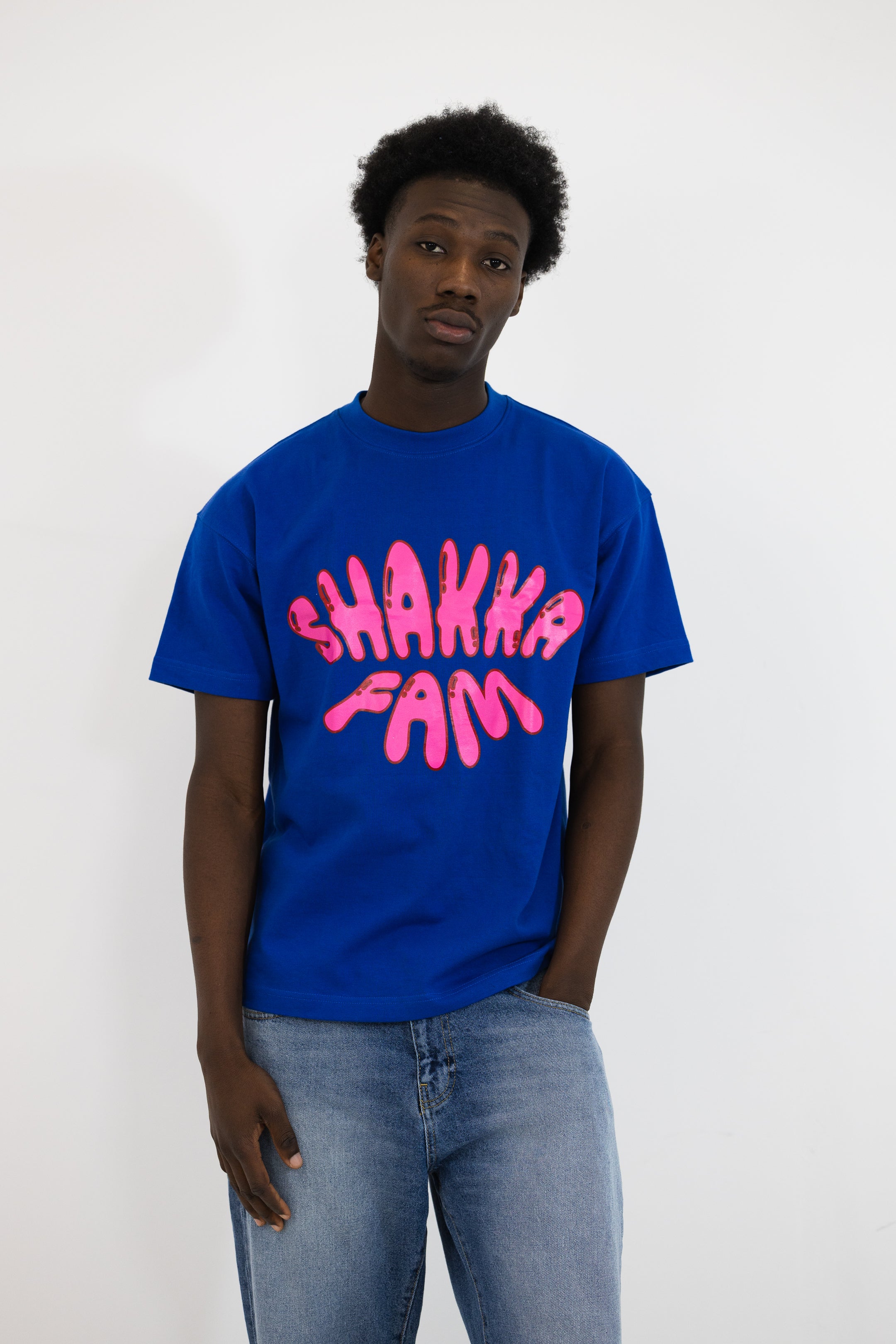 T-SHIRT SHAKKA - BLEU