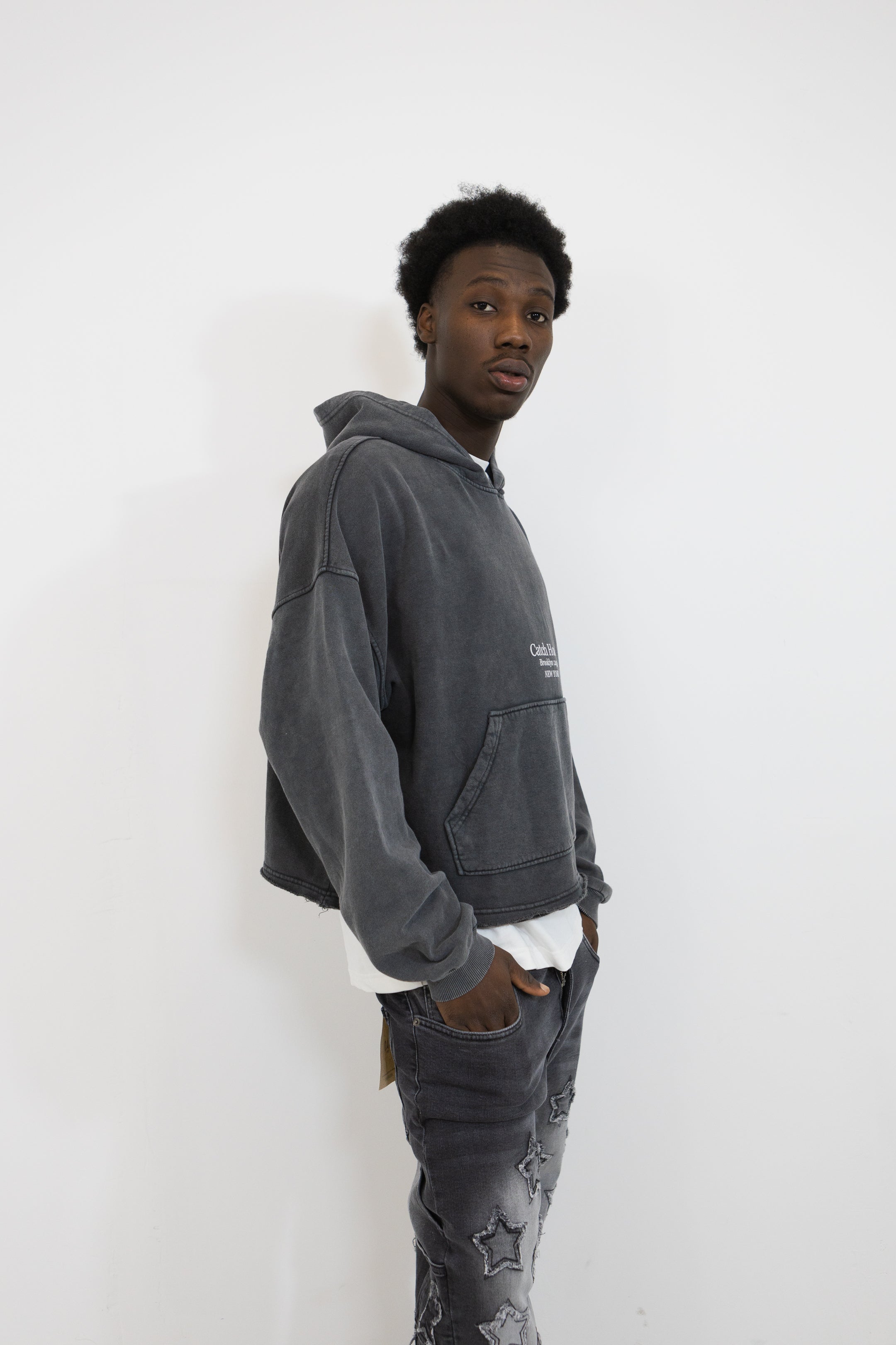 SWEAT CROPPED AVEC IMPRIMÉ