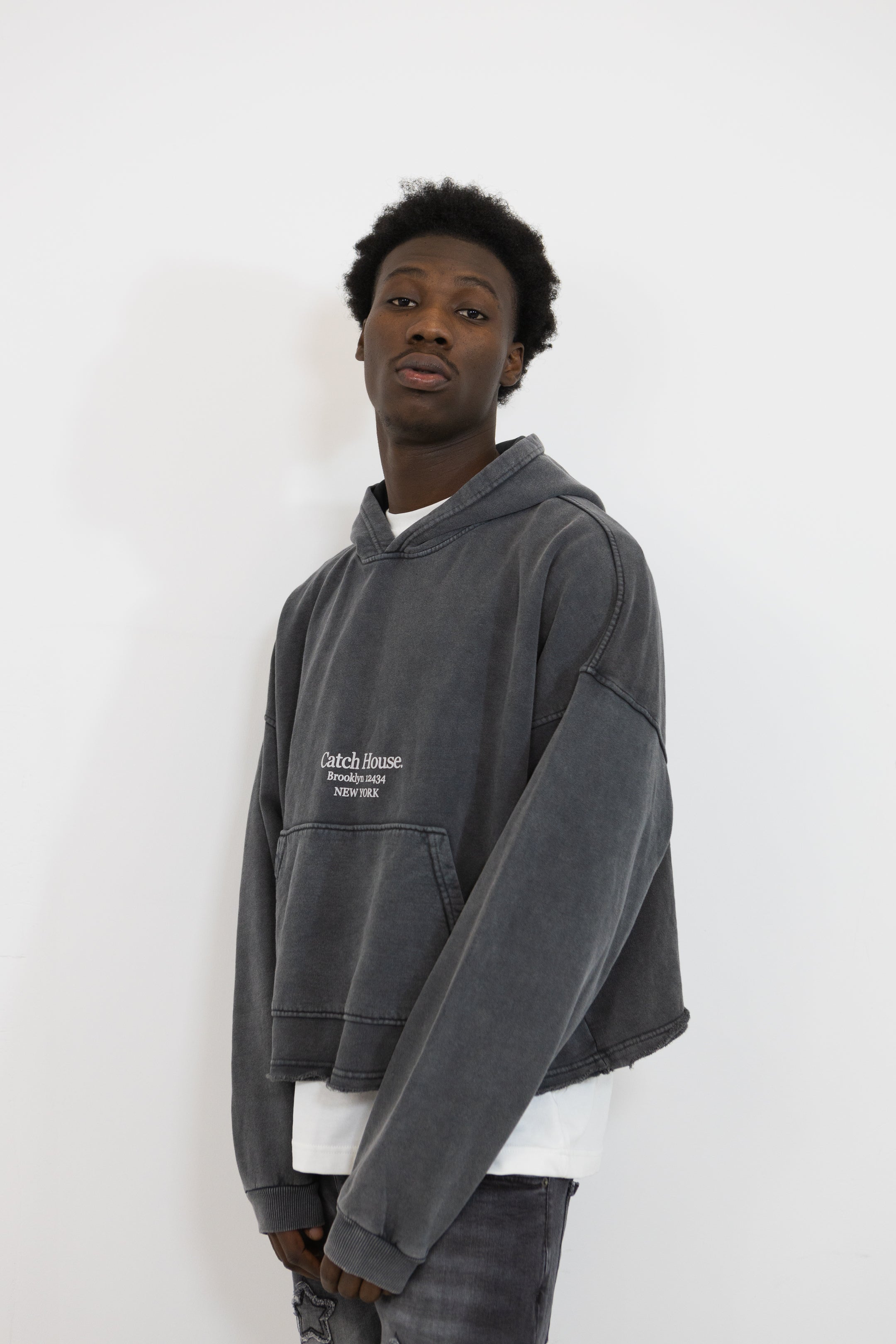 SWEAT CROPPED AVEC IMPRIMÉ