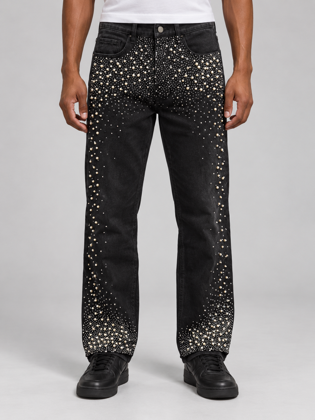 Jean ensemble strass