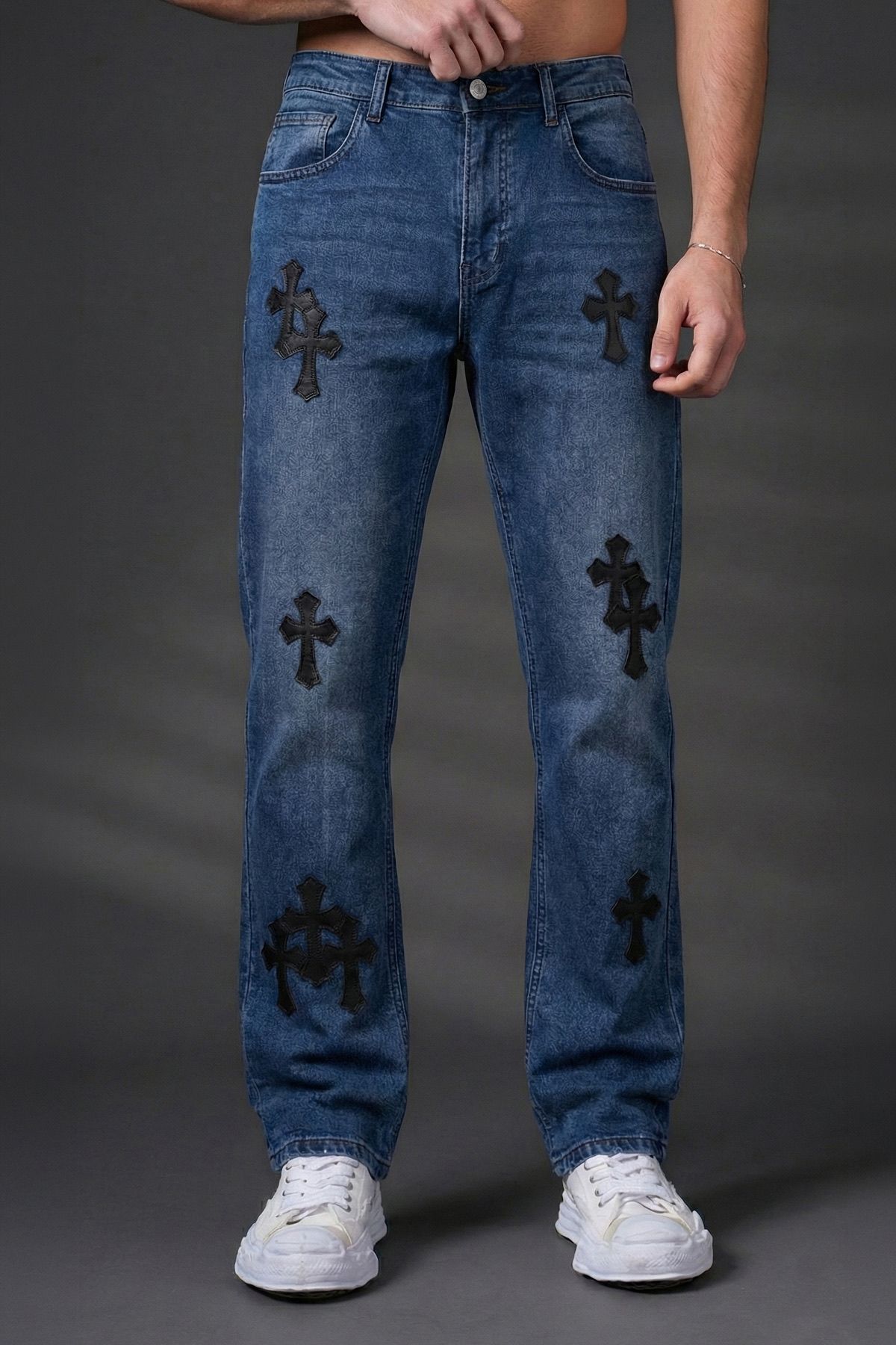 Jean crosses
