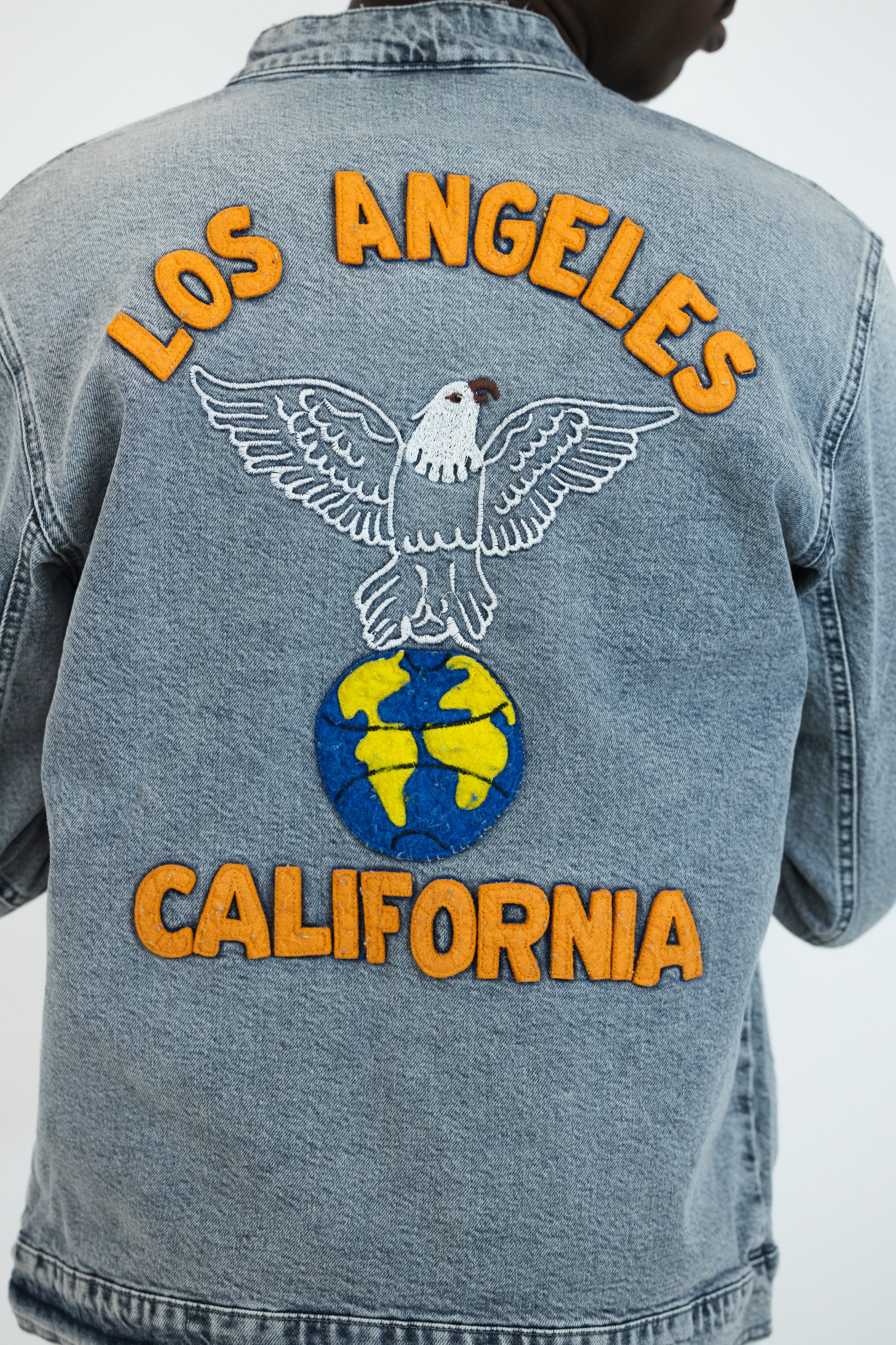 VESTE EN JEAN CALIFORNIA BRODÉ