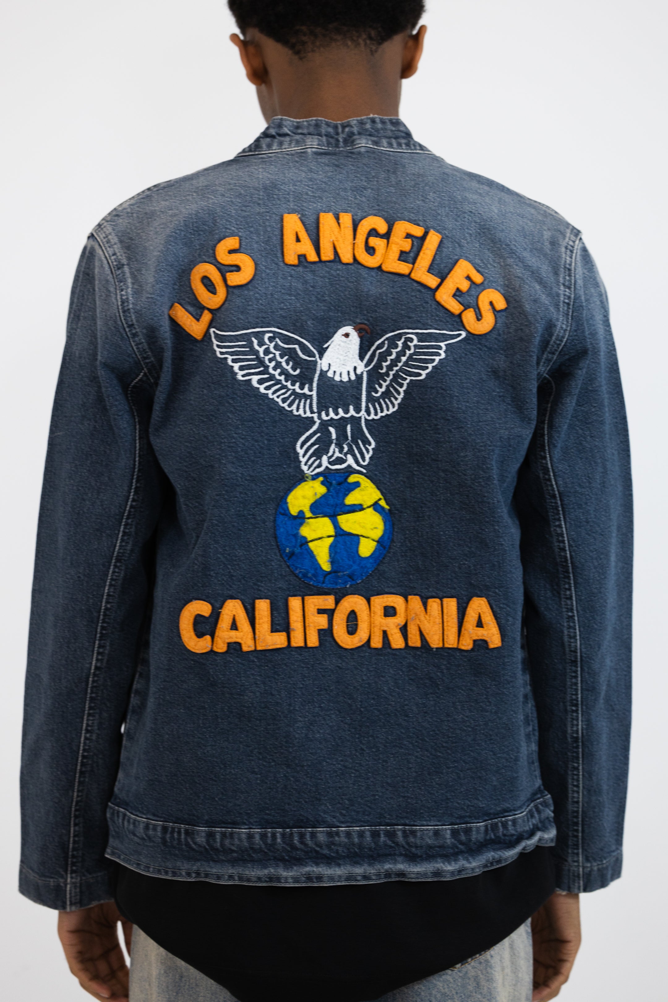 VESTE EN JEAN CALIFORNIA BRODÉ