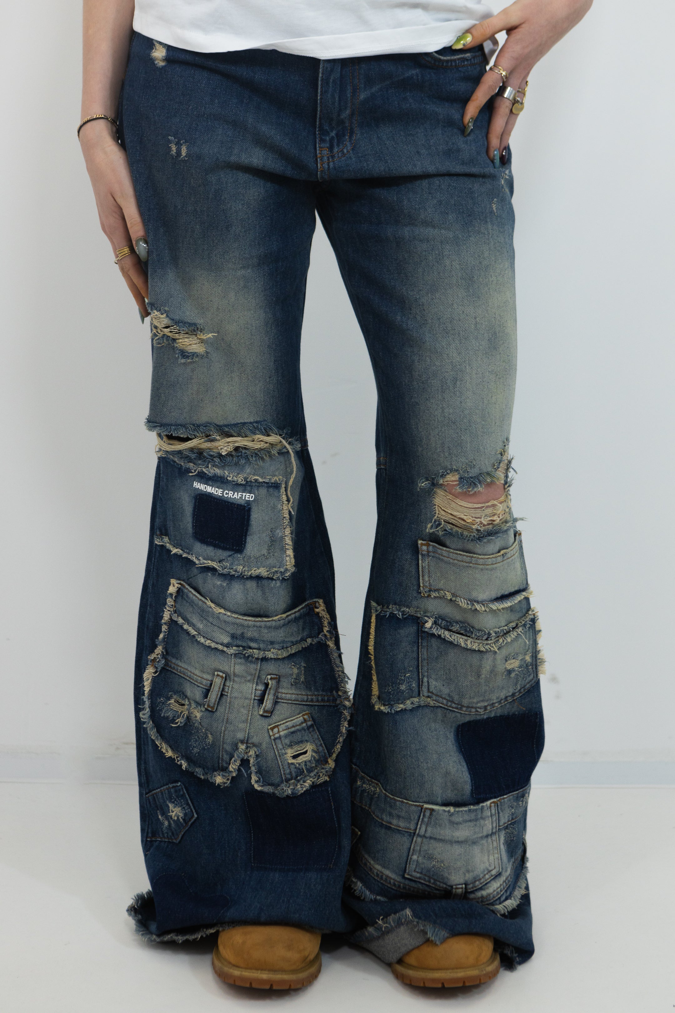 JEAN LOOSE FIT PATCHWORK