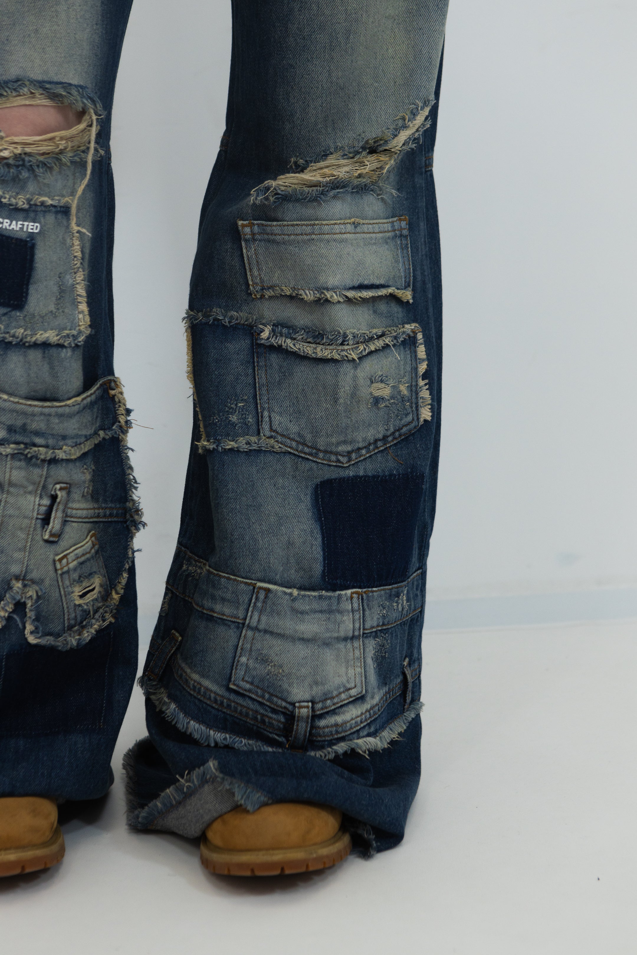 JEAN LOOSE FIT PATCHWORK