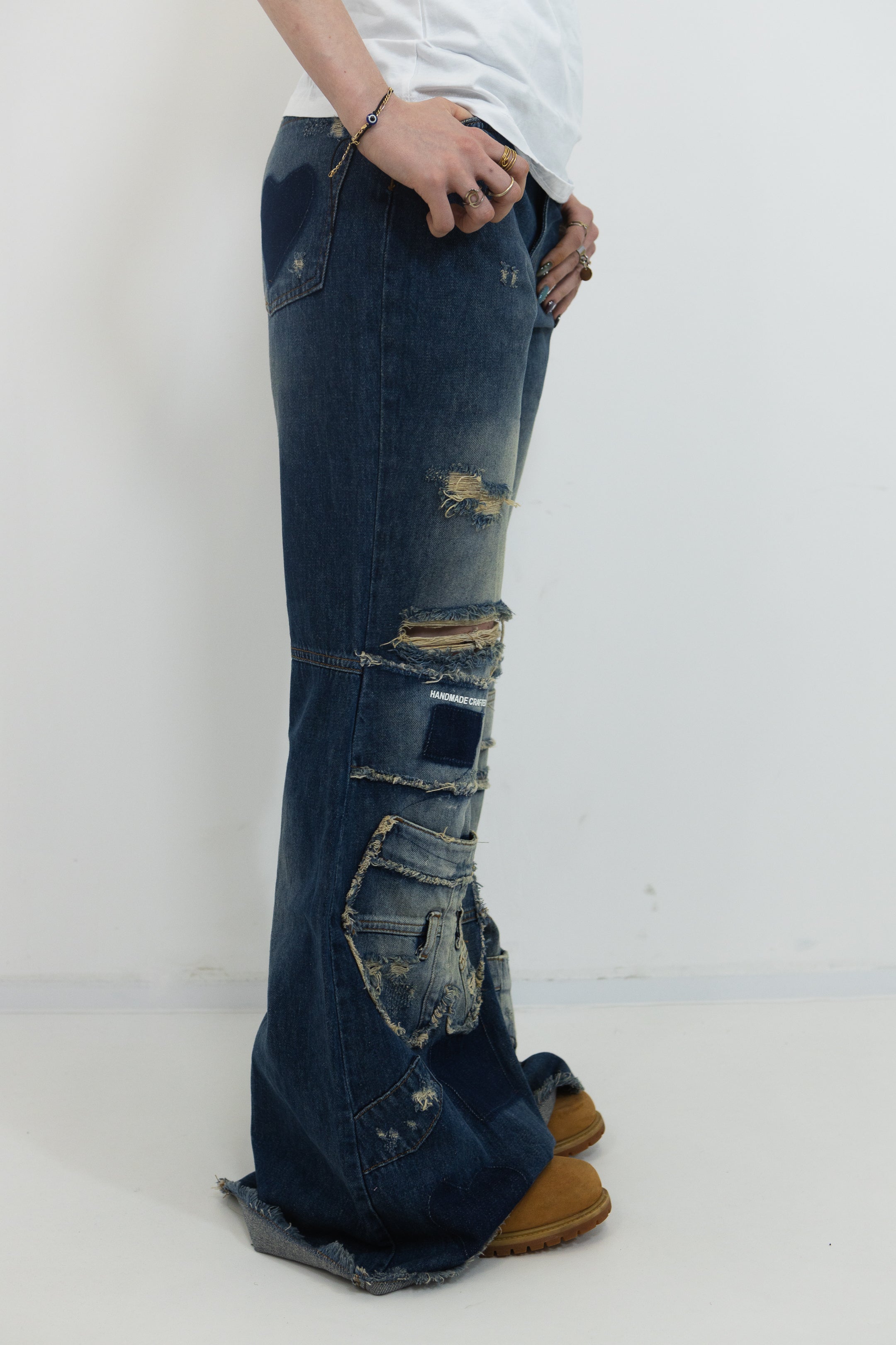 JEAN LOOSE FIT PATCHWORK