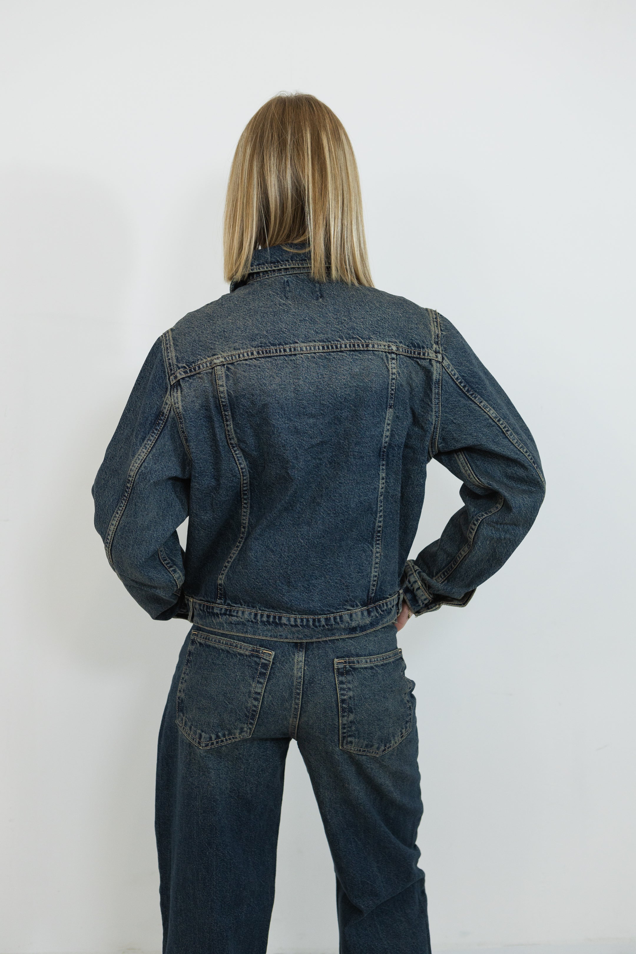 VESTE EN JEAN CROP