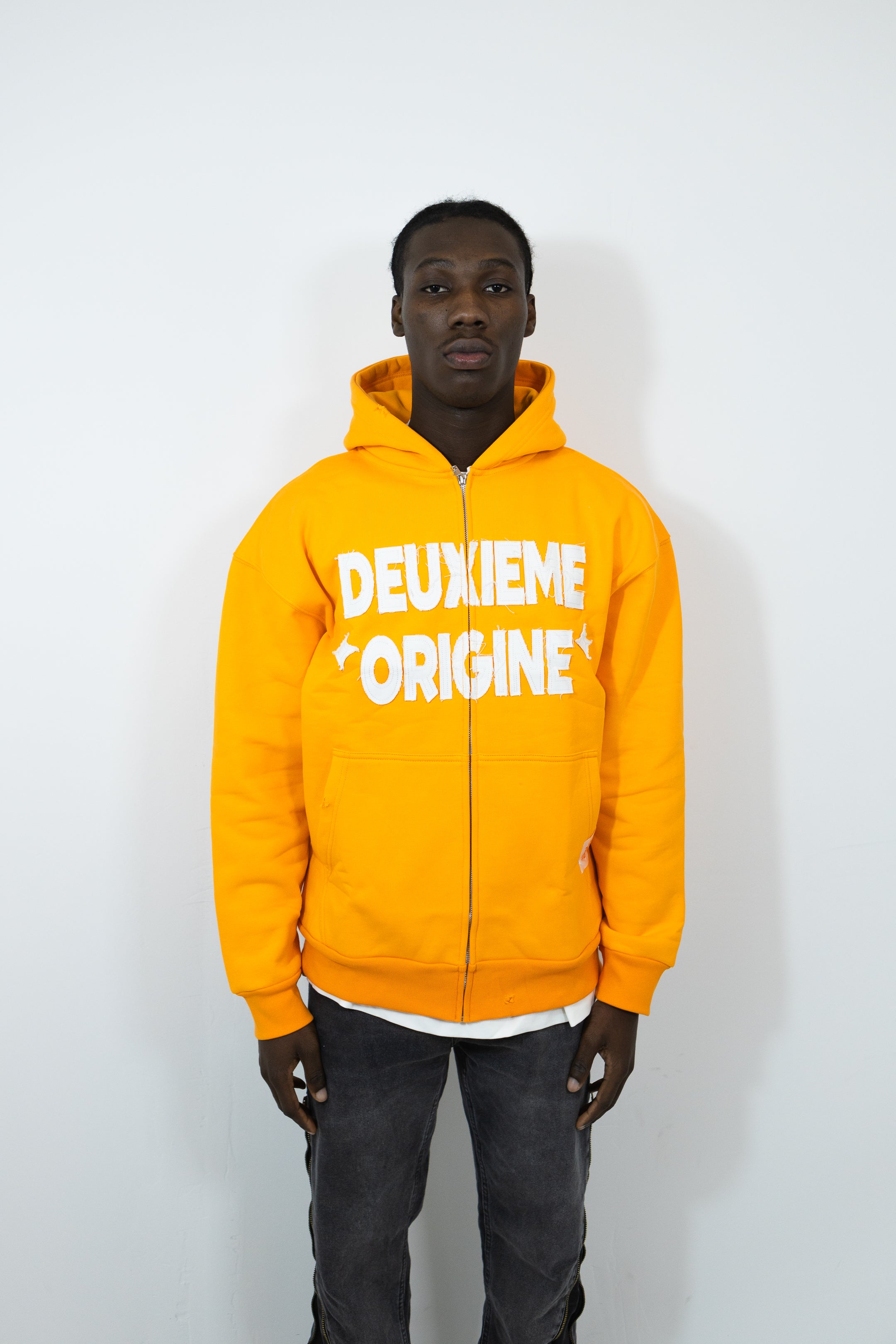 DEUXIEME ORIGINE ZIP HOODIE