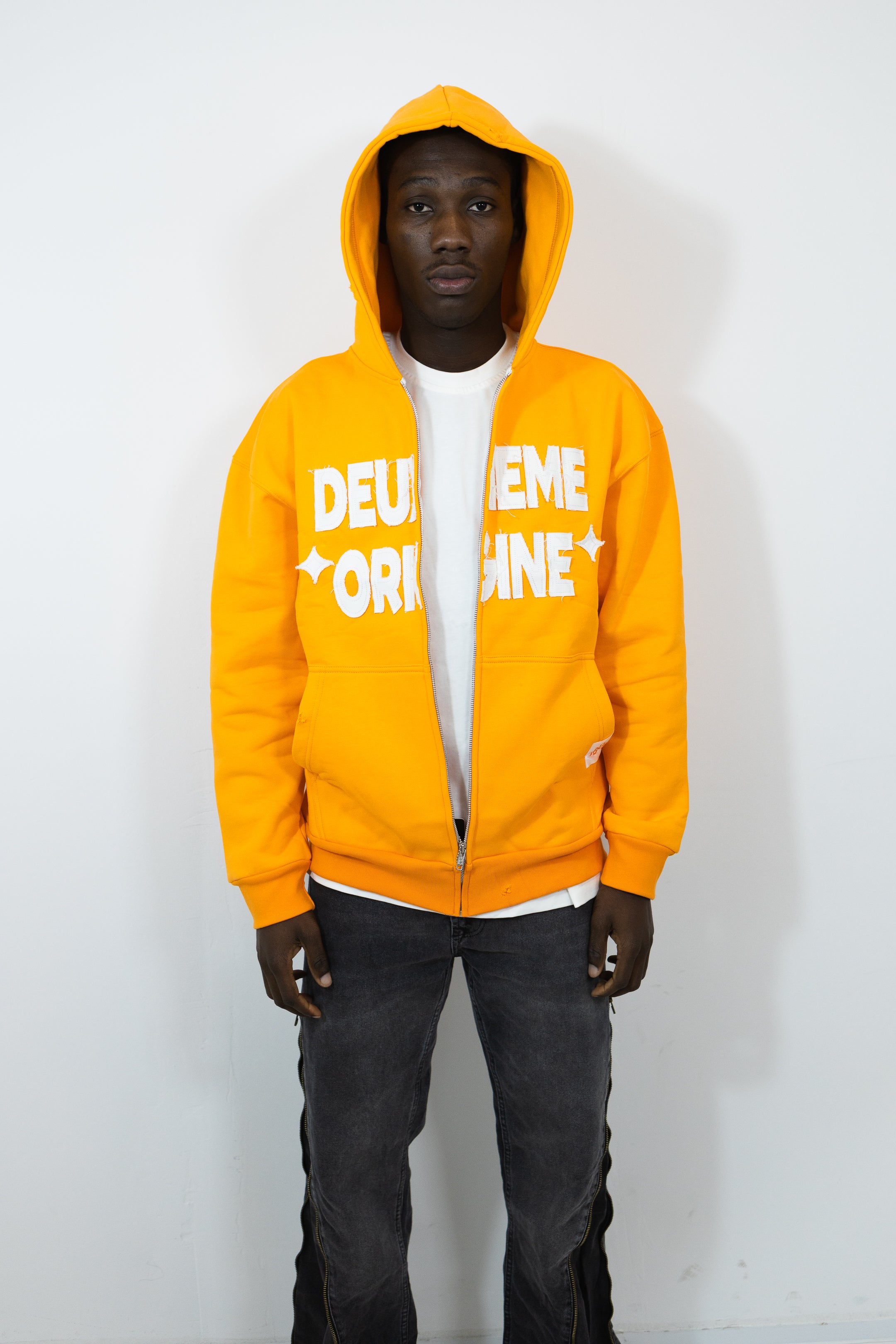 DEUXIEME ORIGINE ZIP HOODIE