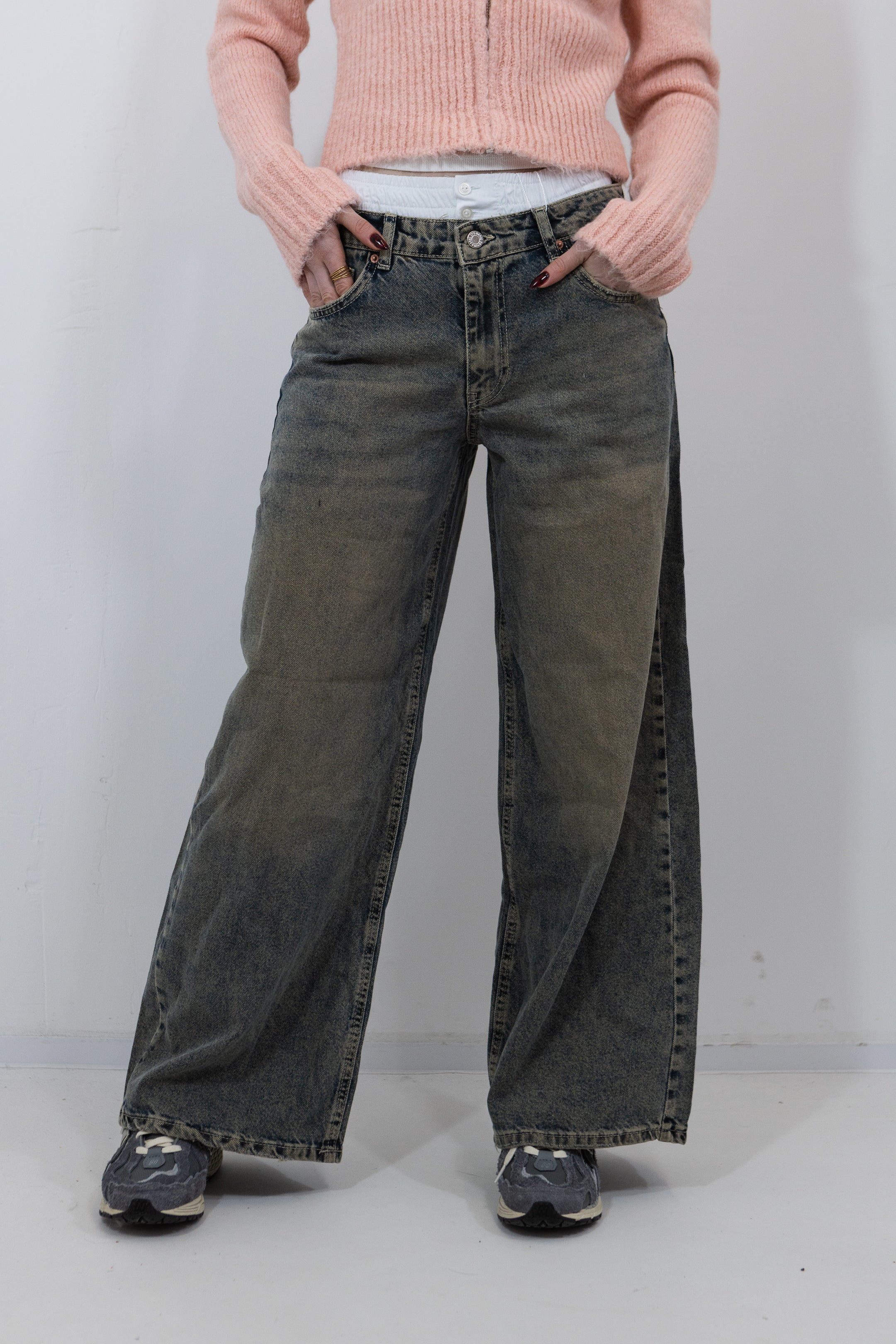 JEAN BOXER WIDE LEG