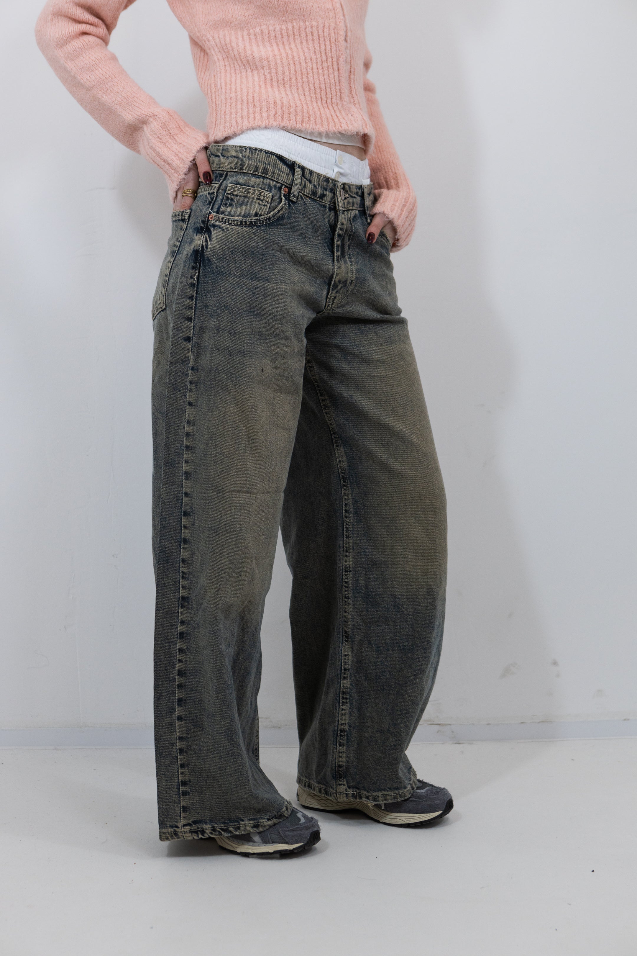 JEAN BOXER WIDE LEG