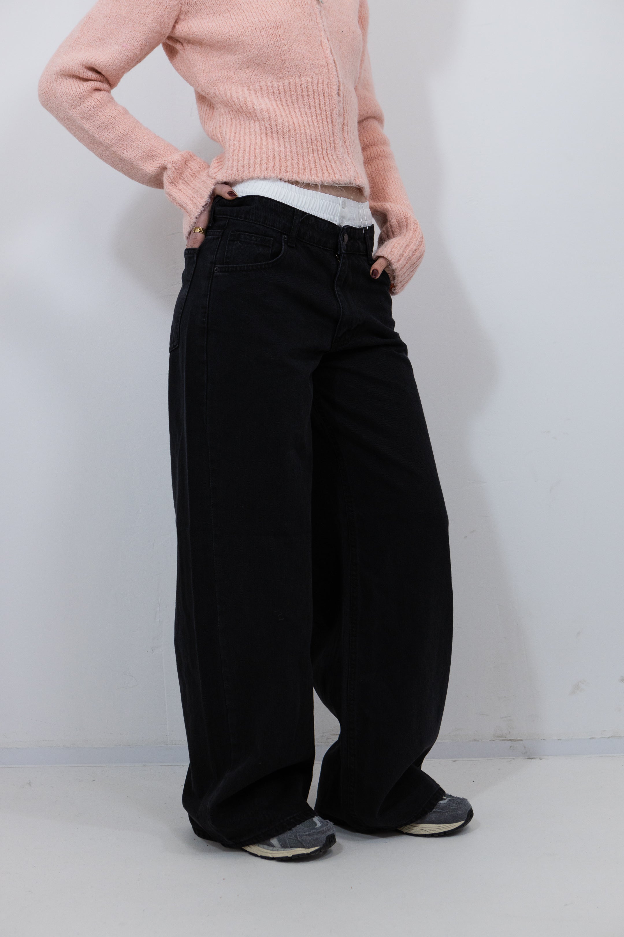 JEAN BOXER WIDE LEG