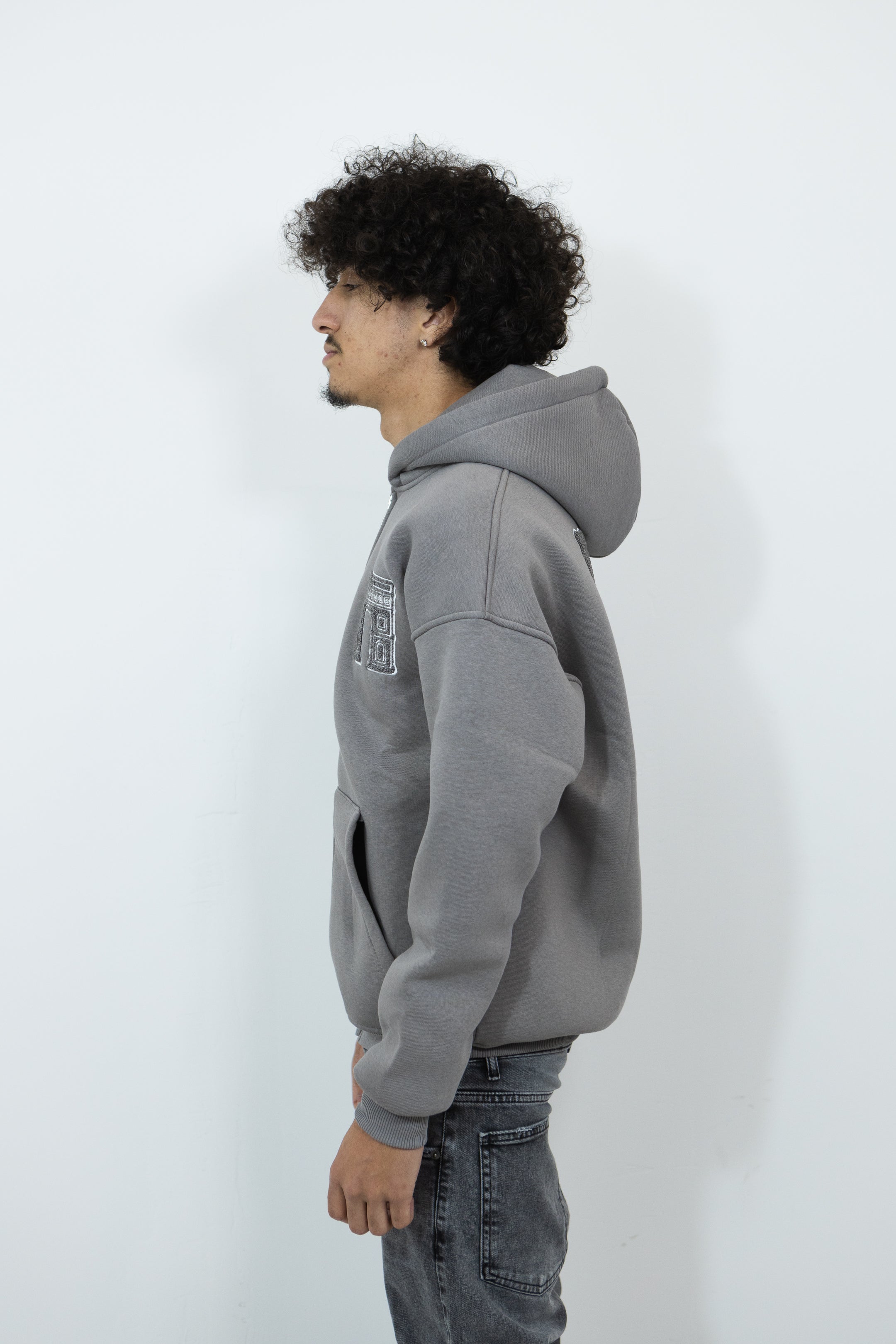 ZIP UP MONA - GRIS