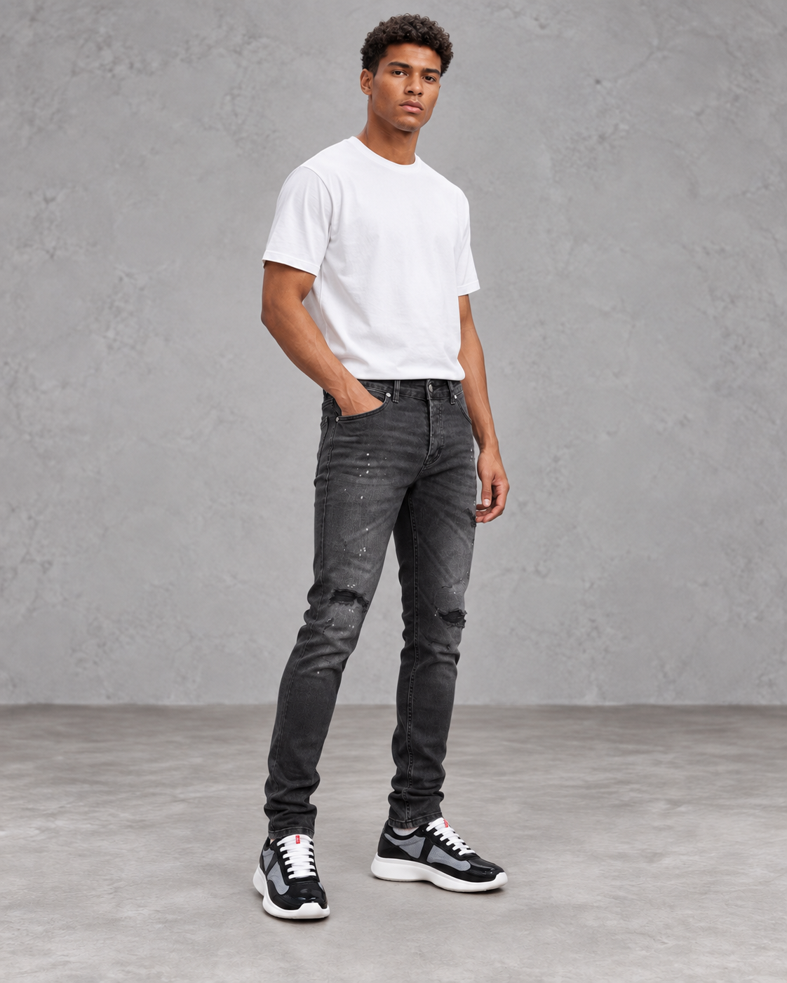 Jean ripped