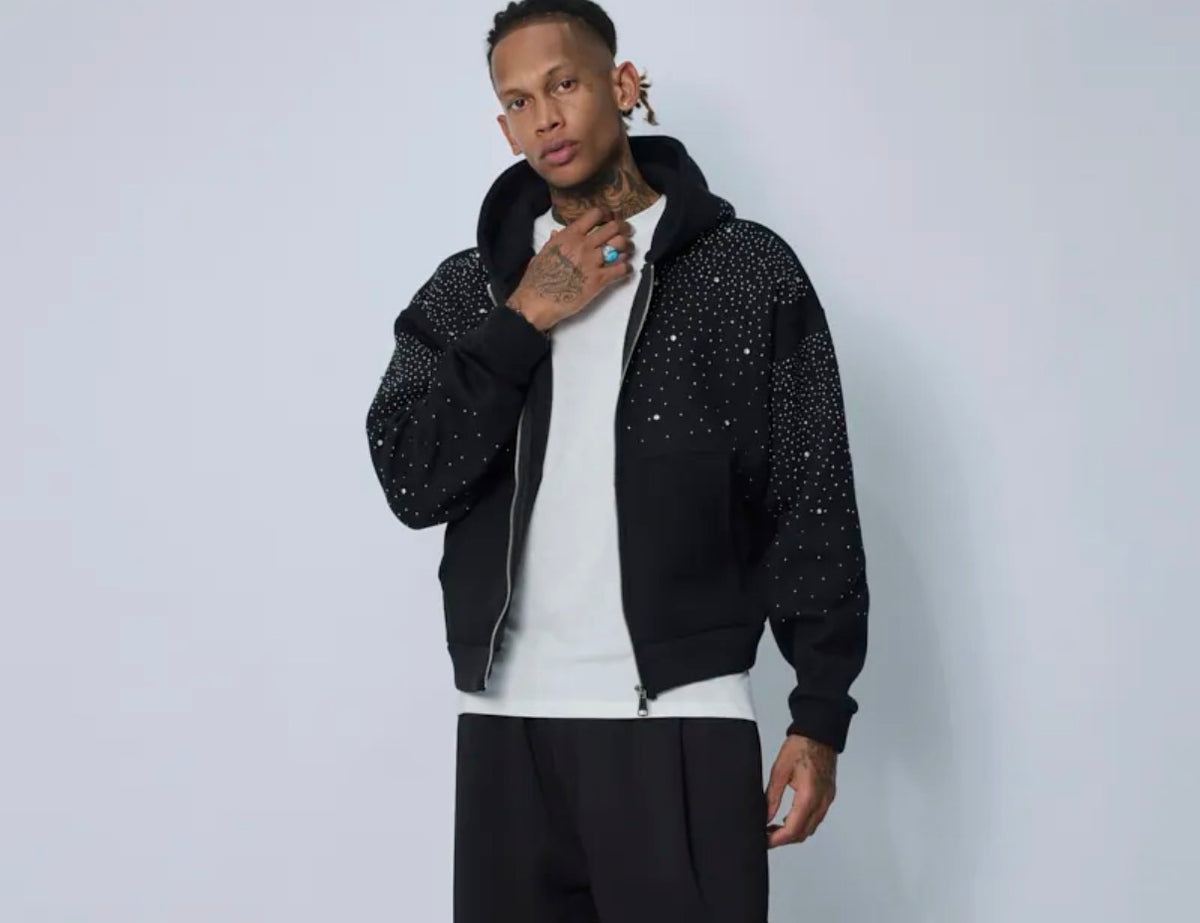 Gilet rhinestones