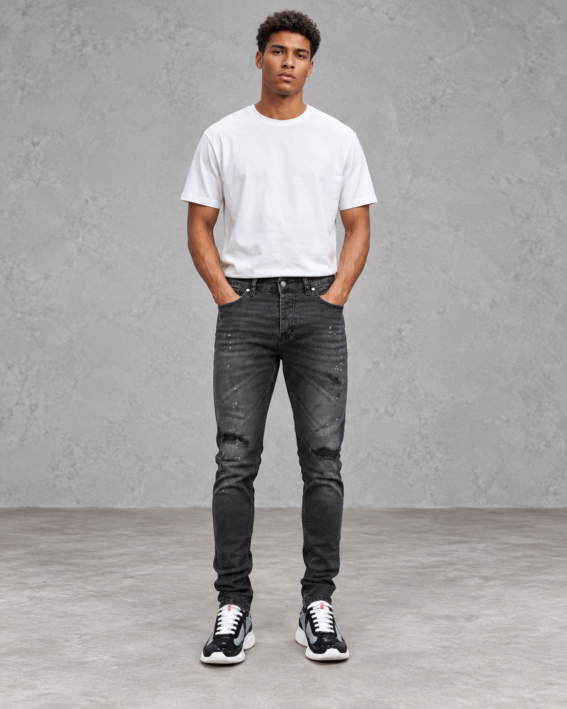 Jean ripped