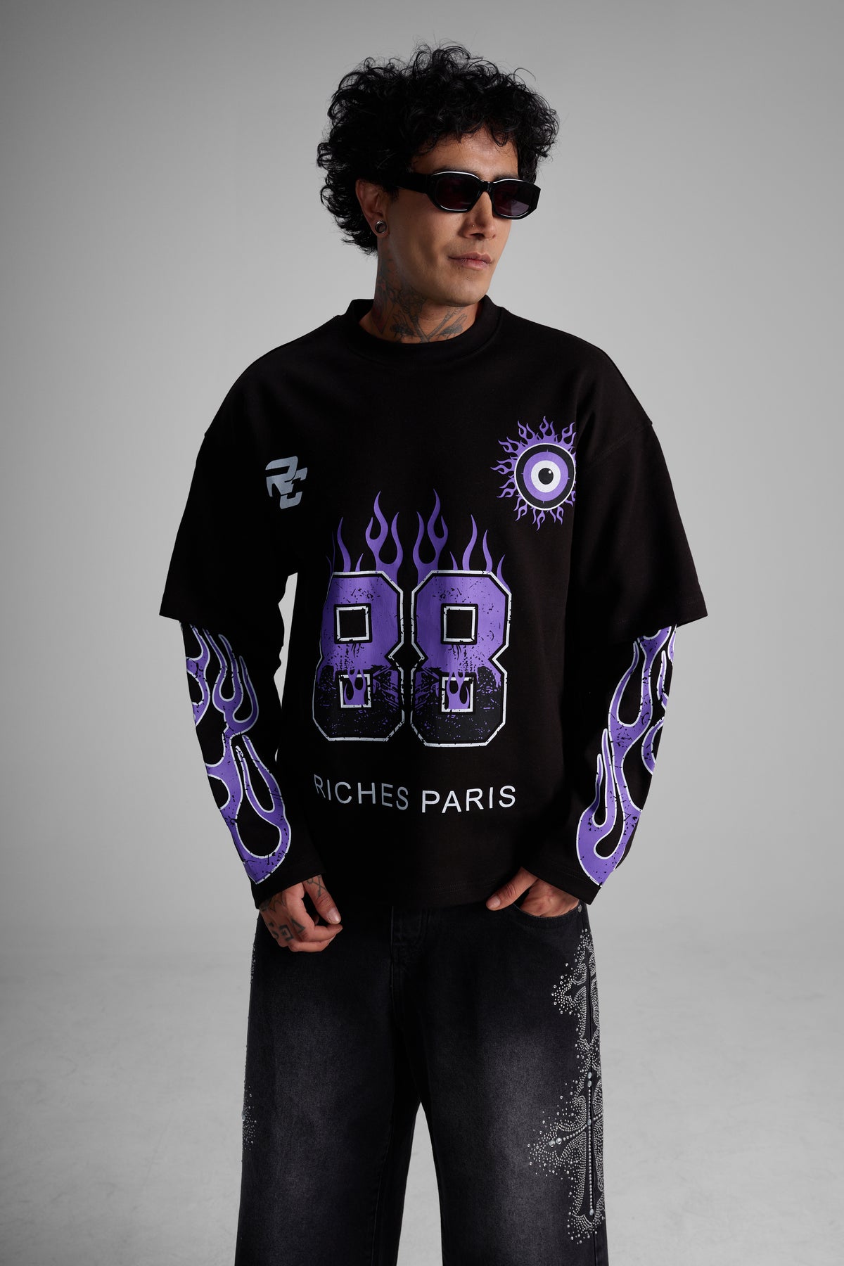 Double sleeves flames