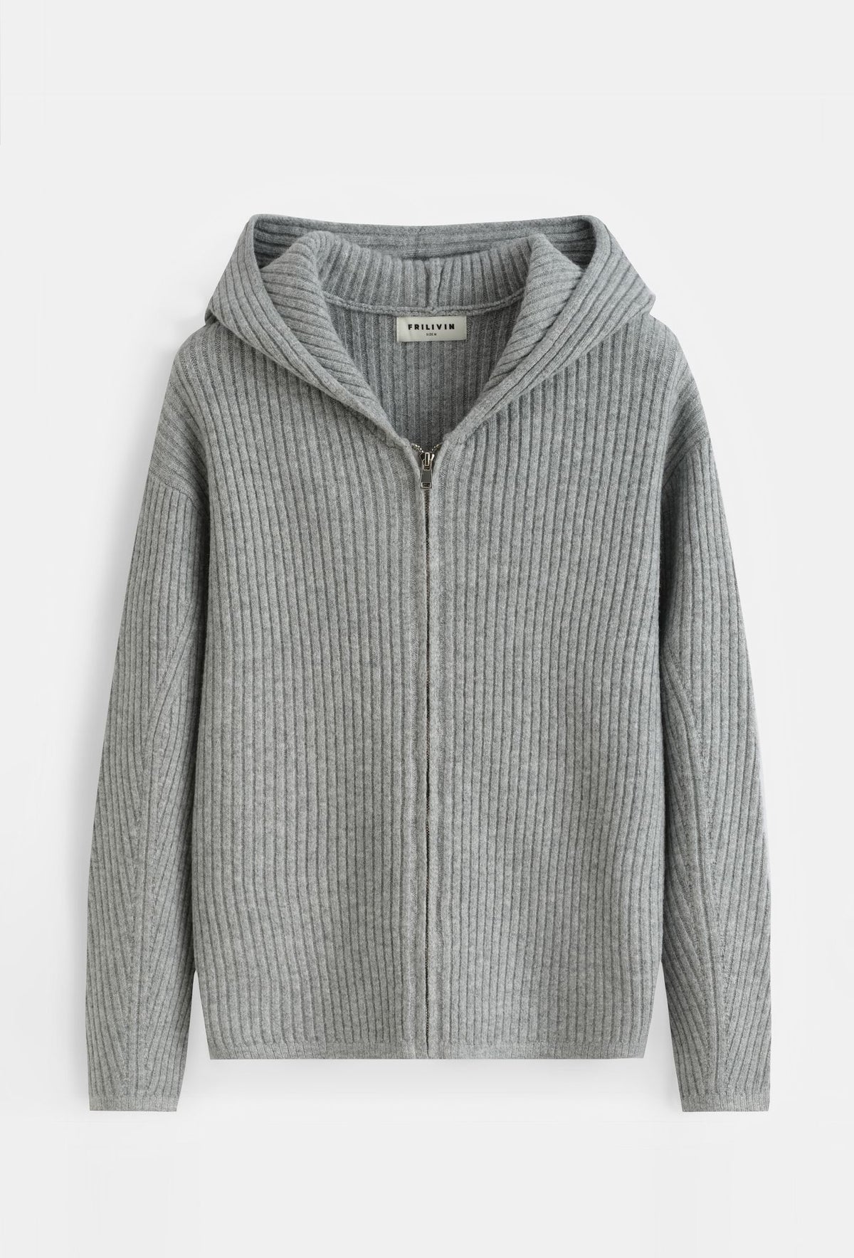 Zip hoodie rainure