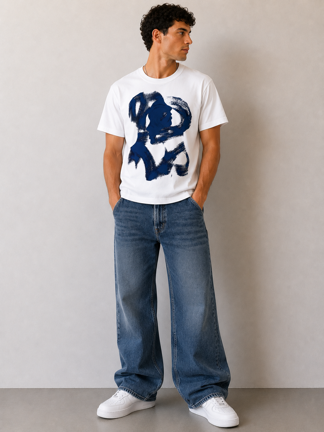 T-shirt  art face