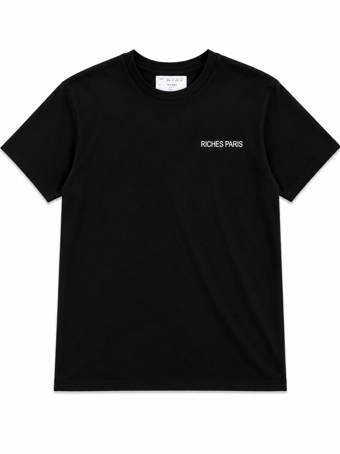 T-shirt riches label