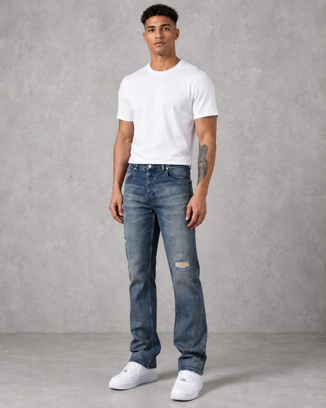 Jean flare washed