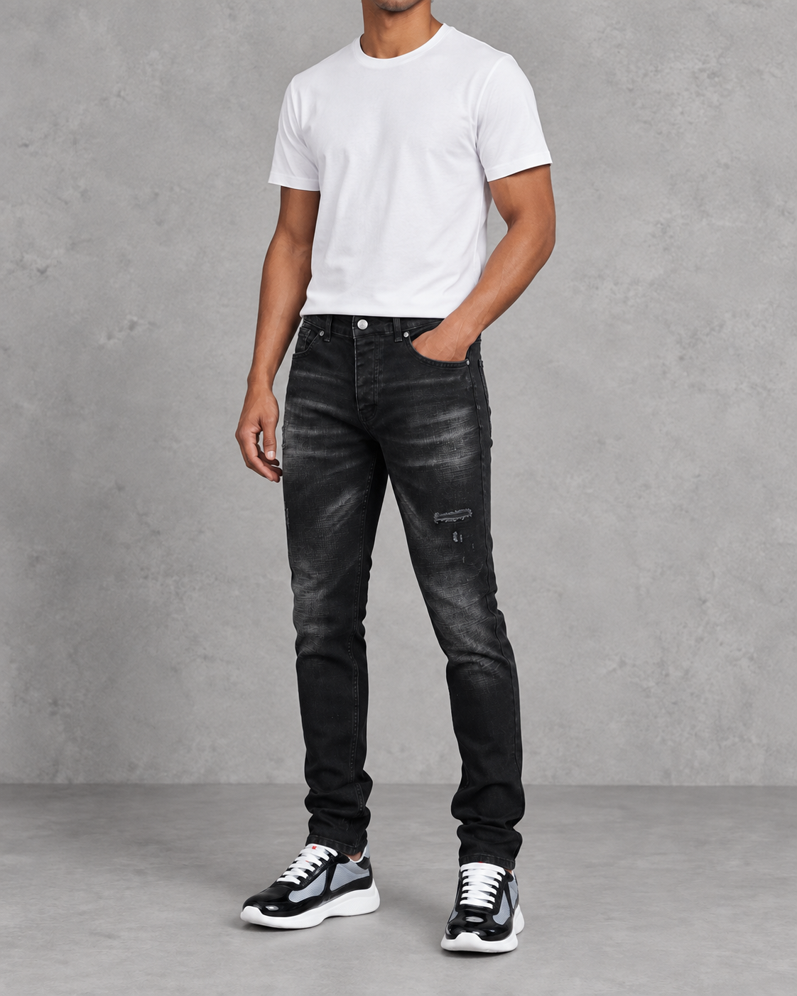 Jean slim washed