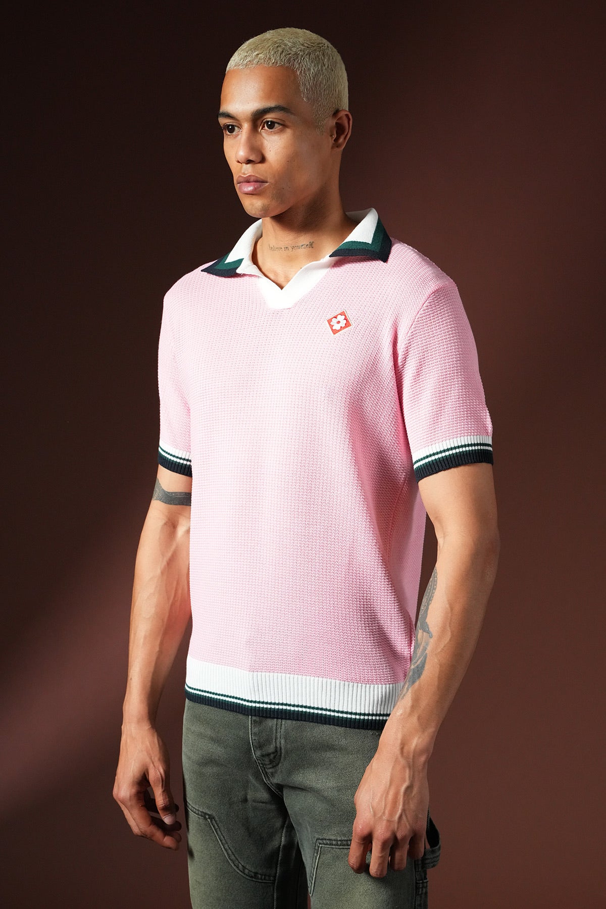 Polo gaufré
