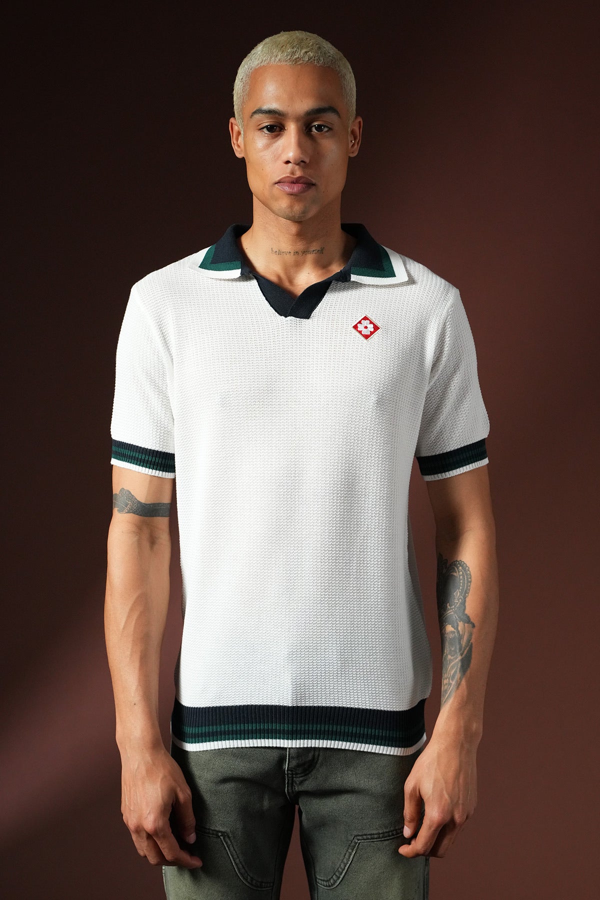 Polo gaufré