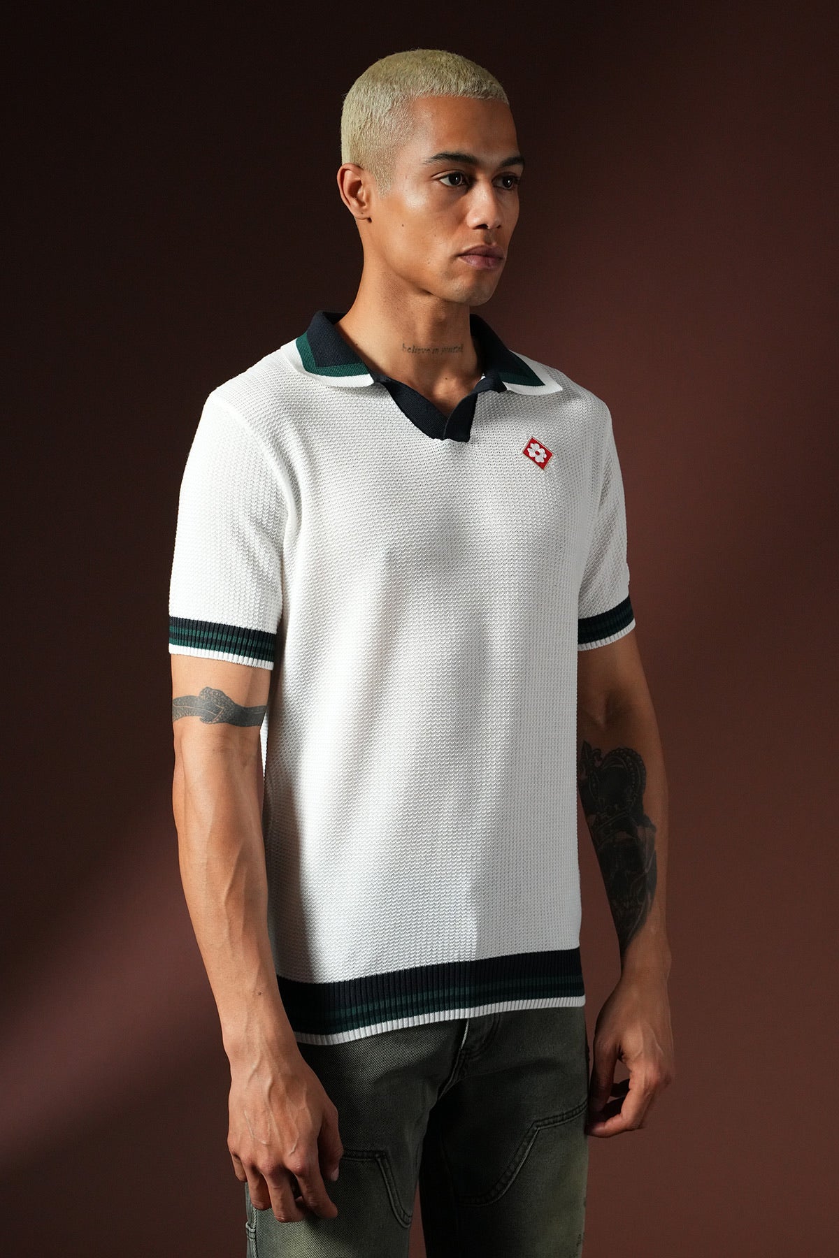 Polo gaufré