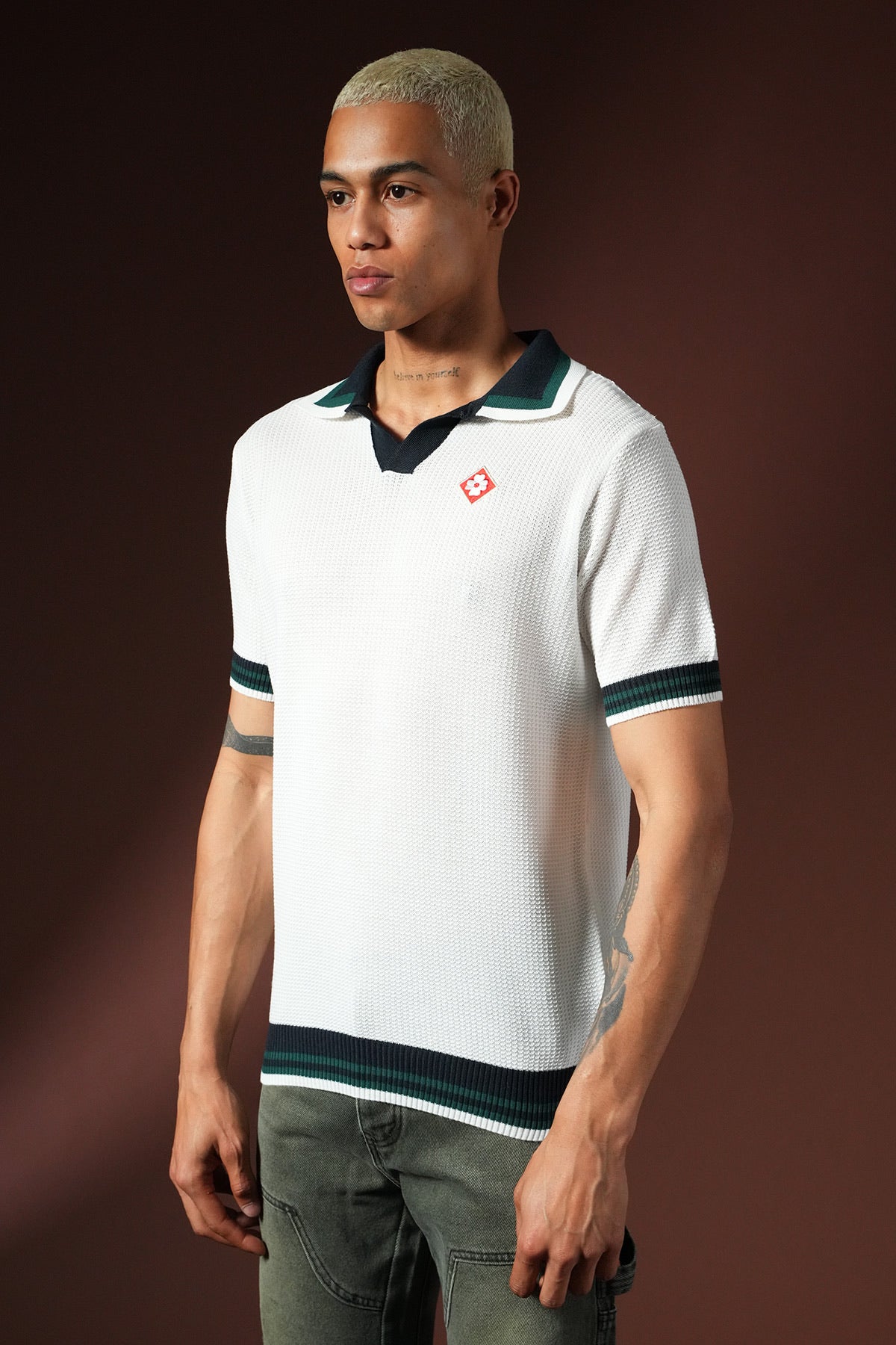 Polo gaufré