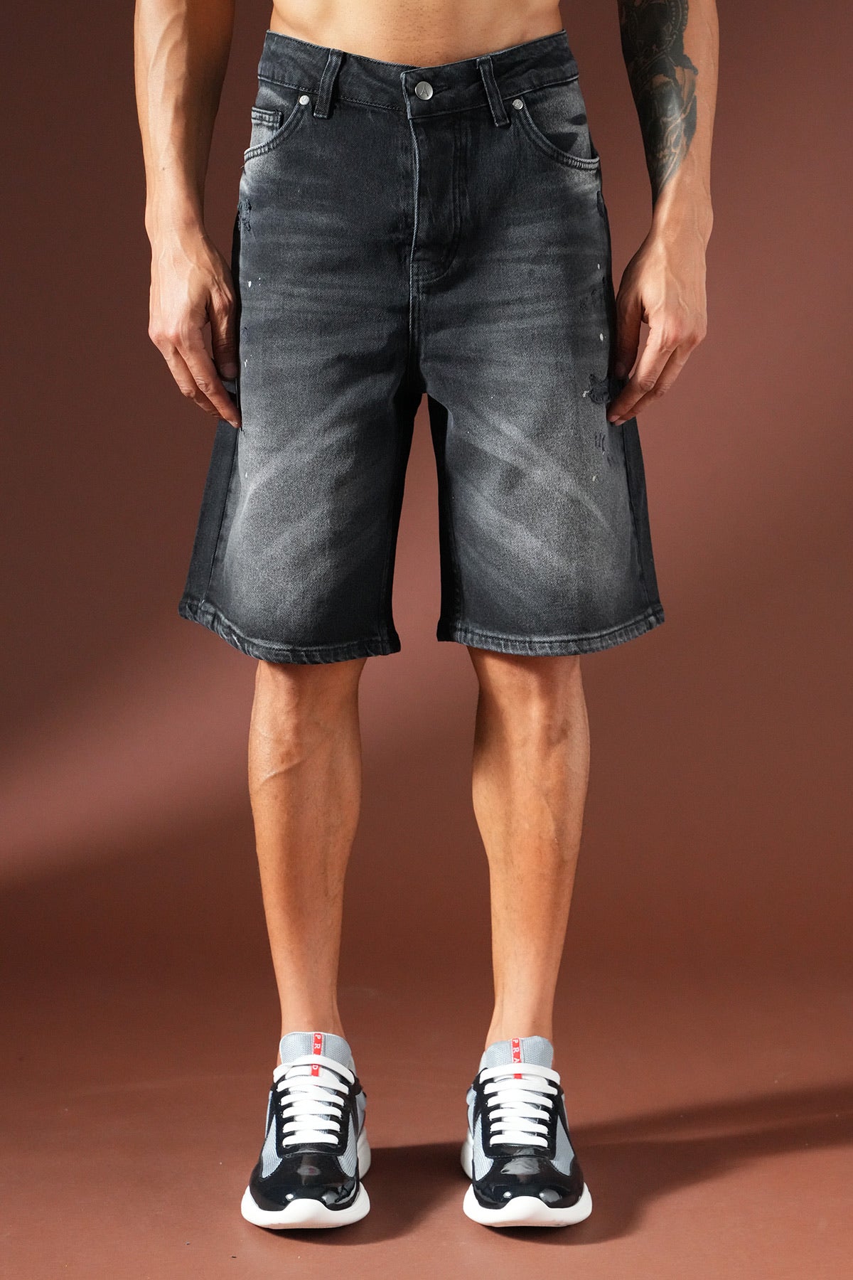 Short washed