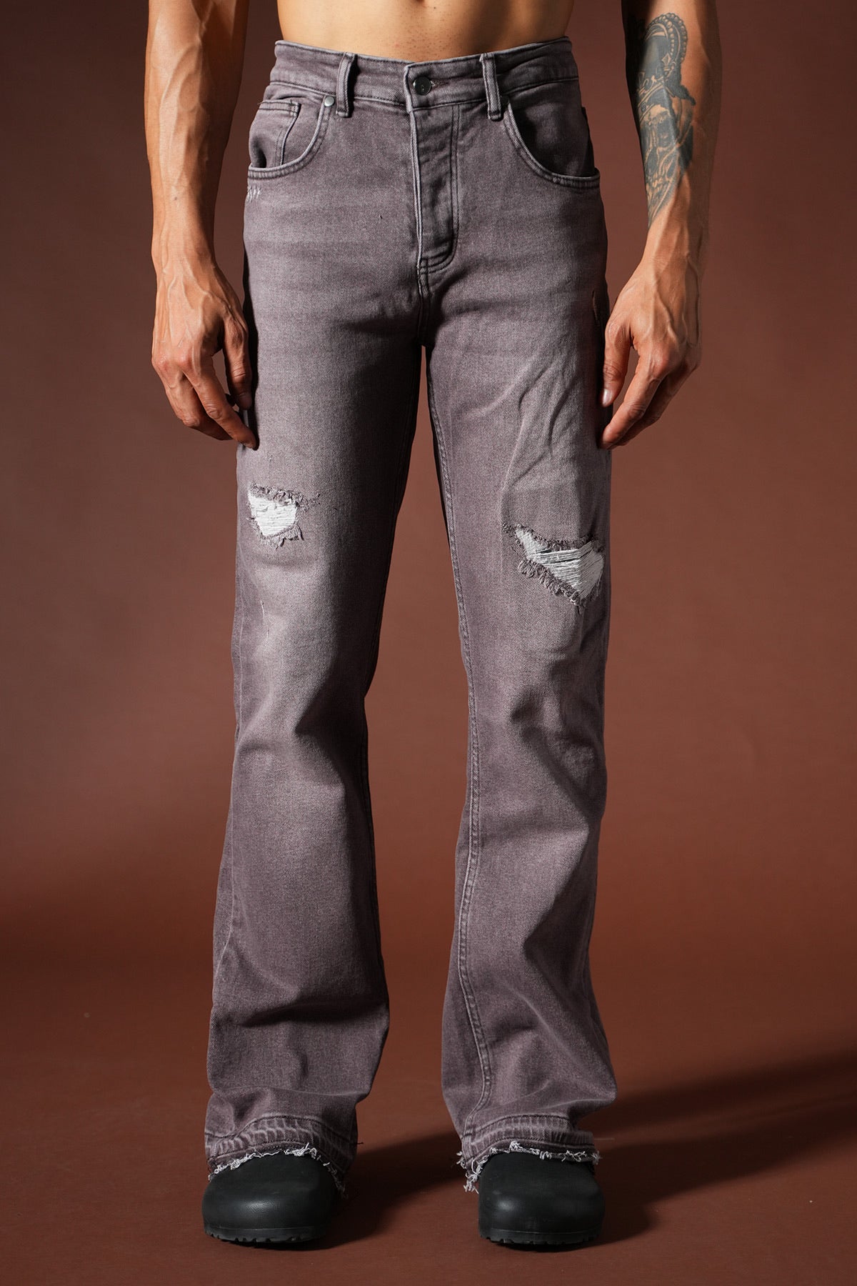 Jean flare ripped