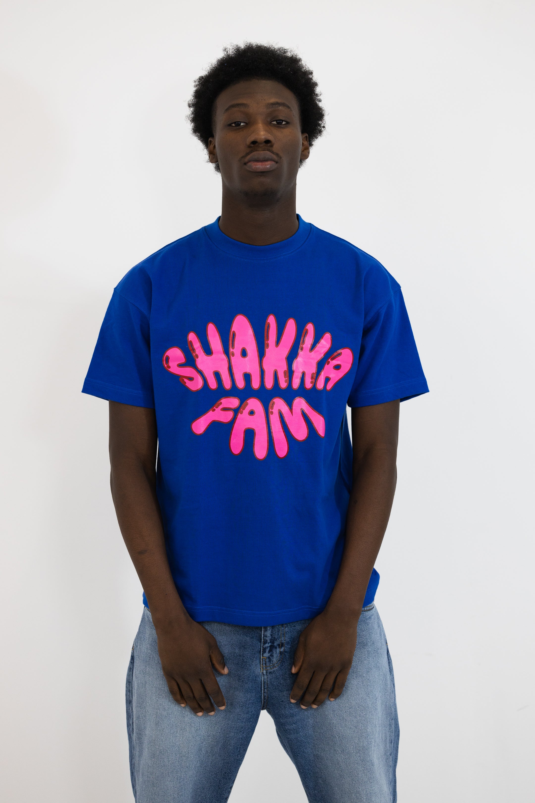 T-SHIRT SHAKKA - BLEU