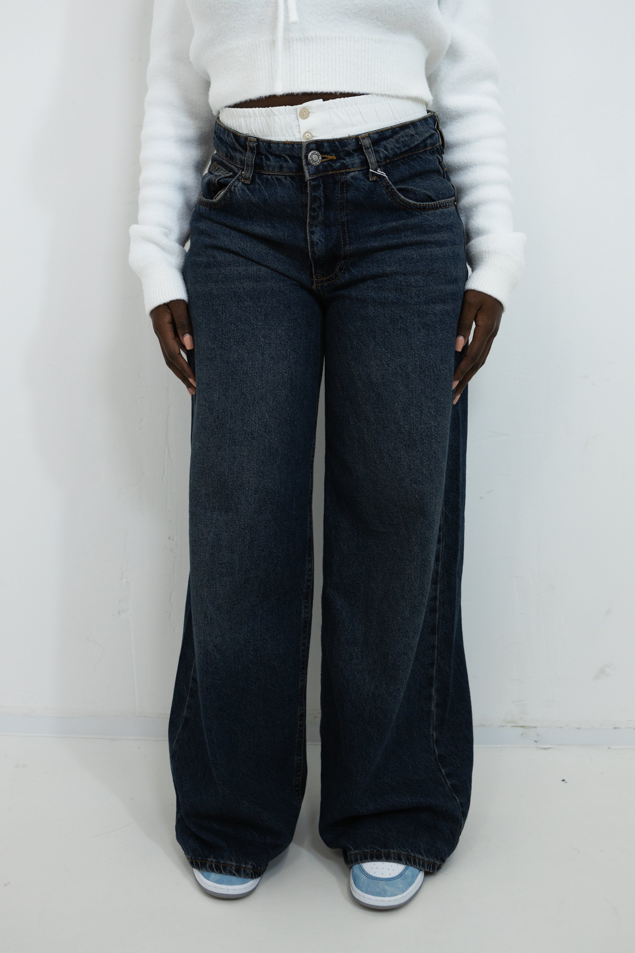 JEAN BOXER WIDE LEG