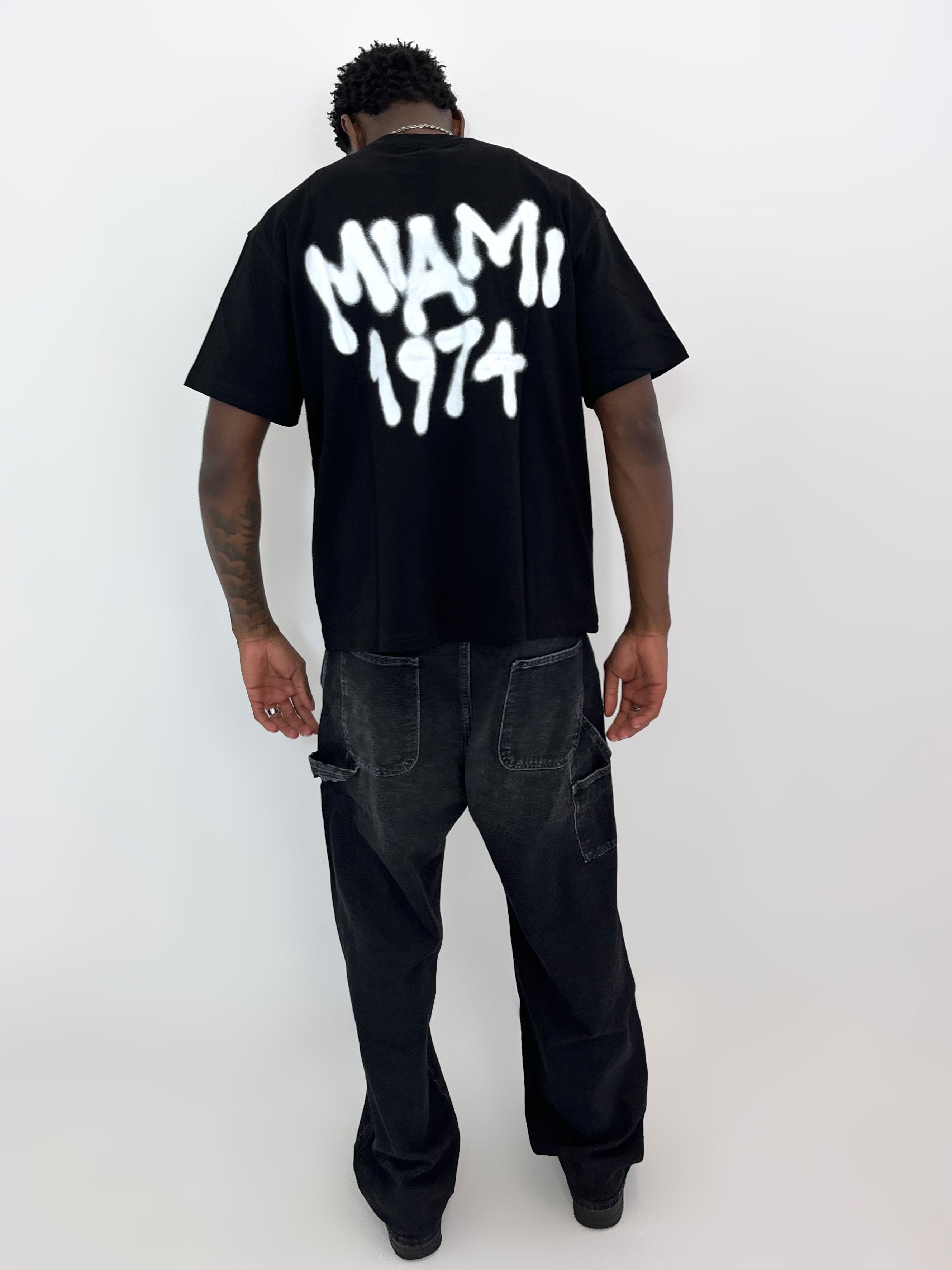 T-SHIRT MIAMI - NOIR